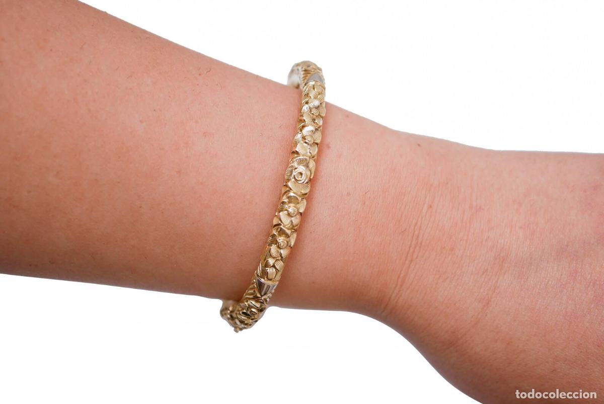 Joyeria: Pulsera de oro amarillo cincelada a mano - Foto 7