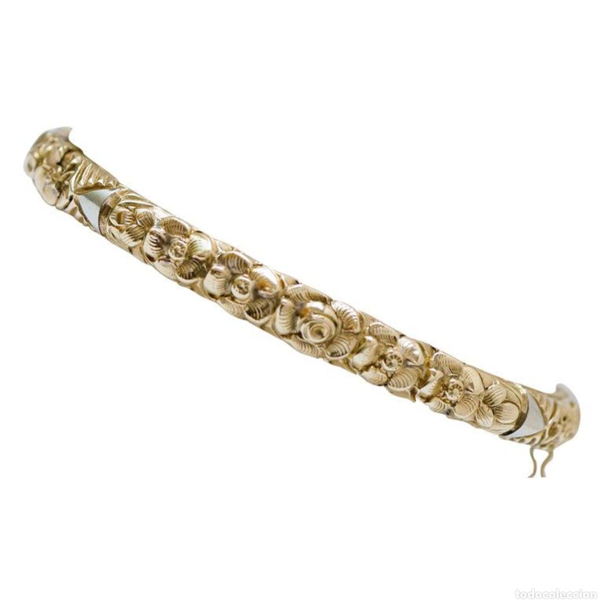 Joyeria: Pulsera de oro amarillo cincelada a mano - Foto 1