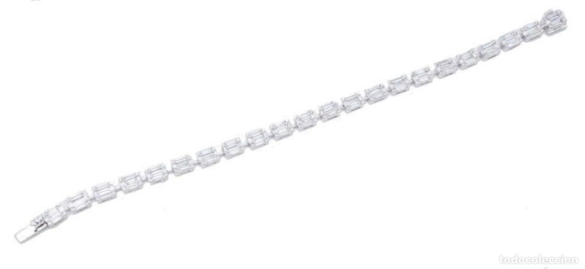 Joyeria: Pulsera de diamantes y oro blanco de 18 quilates - Foto 8