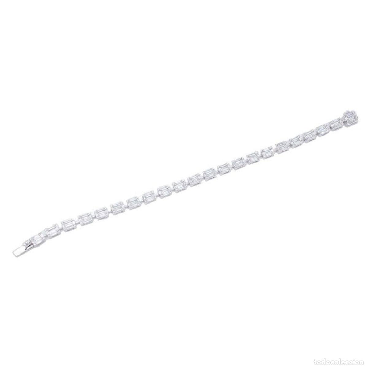 Joyeria: Pulsera de diamantes y oro blanco de 18 quilates - Foto 1