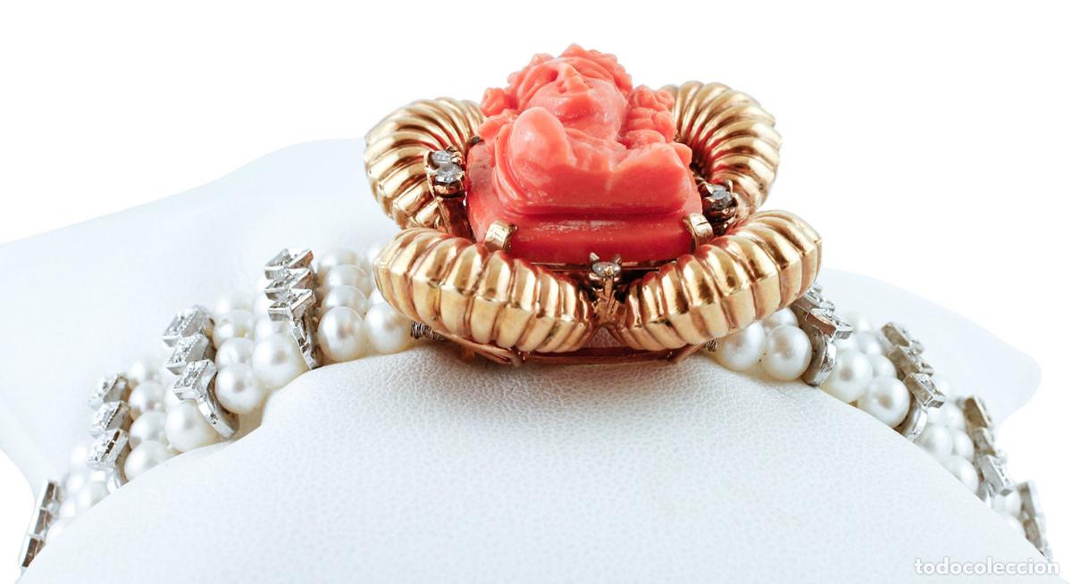 Joyeria: Pulsera de Perlas con Cierre de Oro y Coral - Foto 7