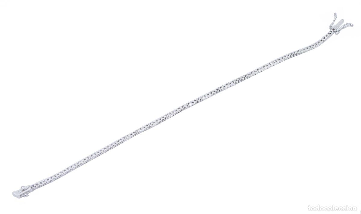 Joyeria: Pulsera de tenis de oro blanco y diamantes - Foto 5