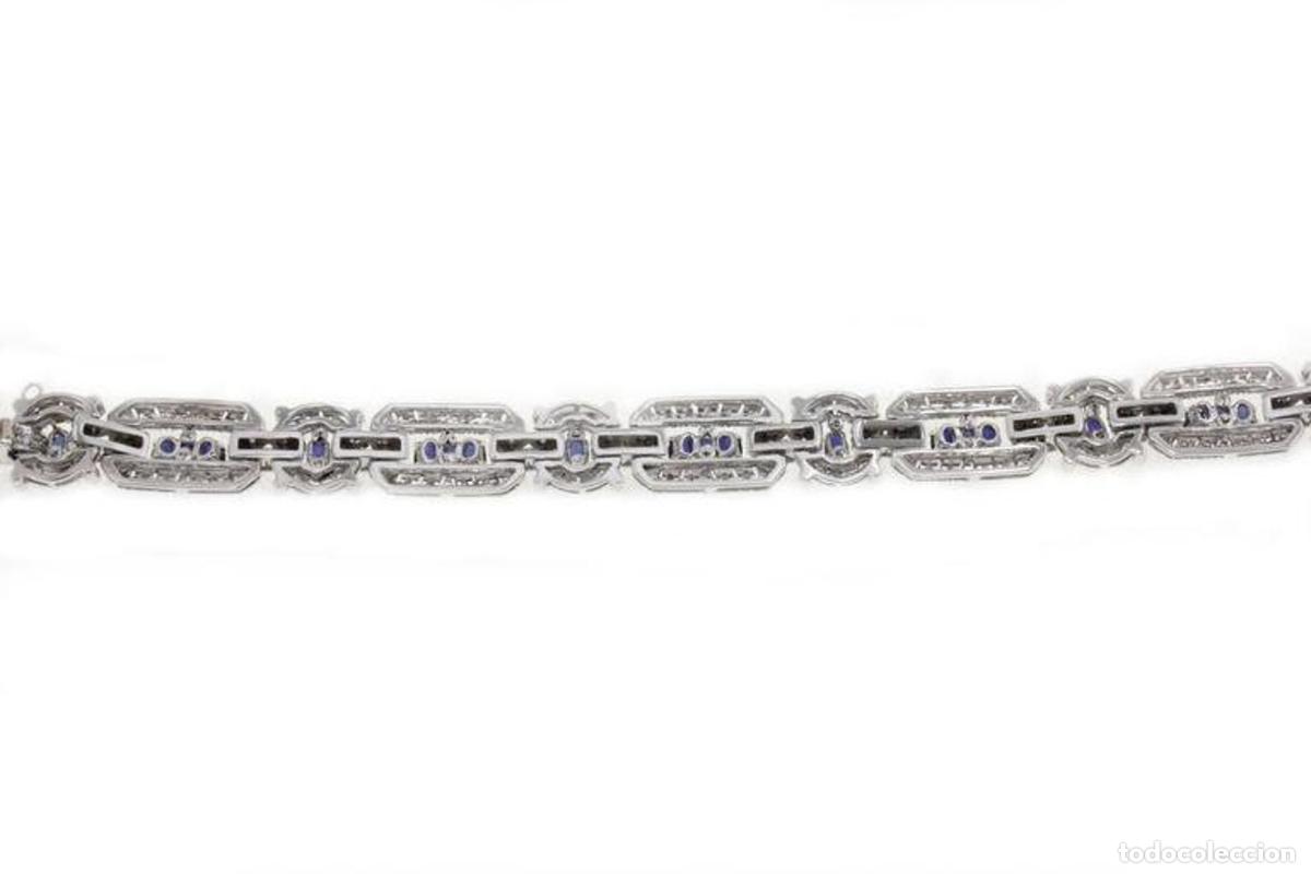 Joyeria: Pulsera de oro con zafiros y diamantes - Foto 7