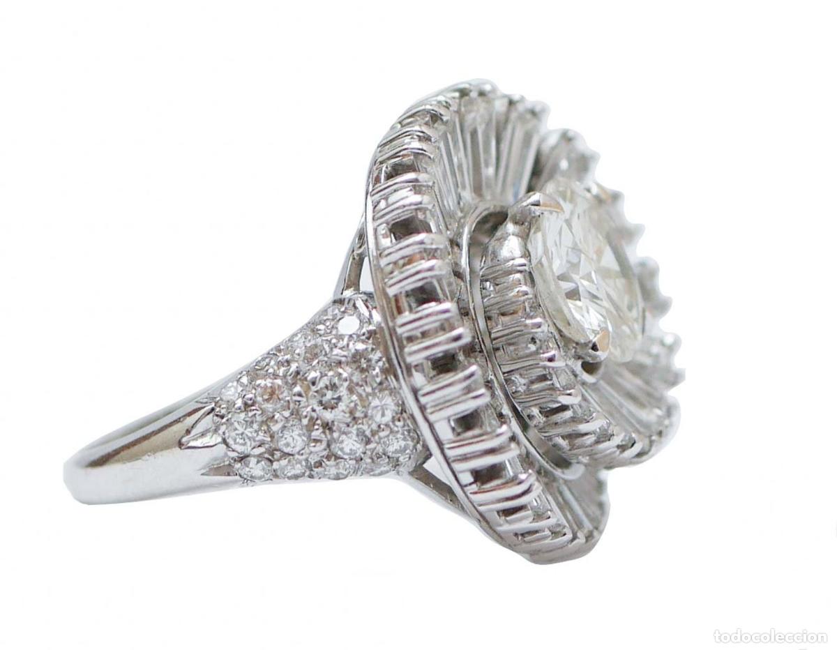 Joyeria: Anillo de platino con diamantes - Foto 9