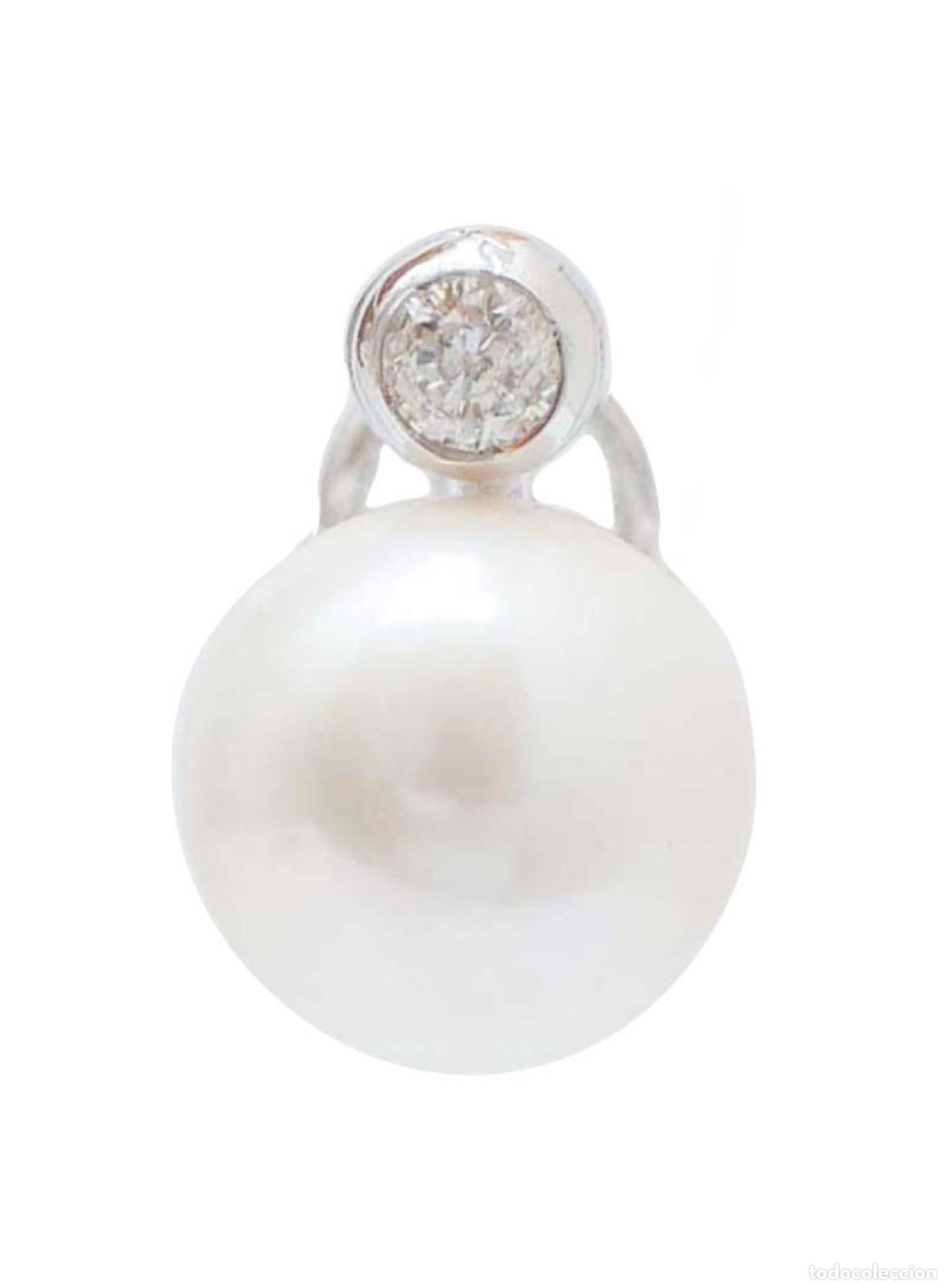 Joyeria: Pendientes de perlas, diamantes y oro blanco - Foto 9