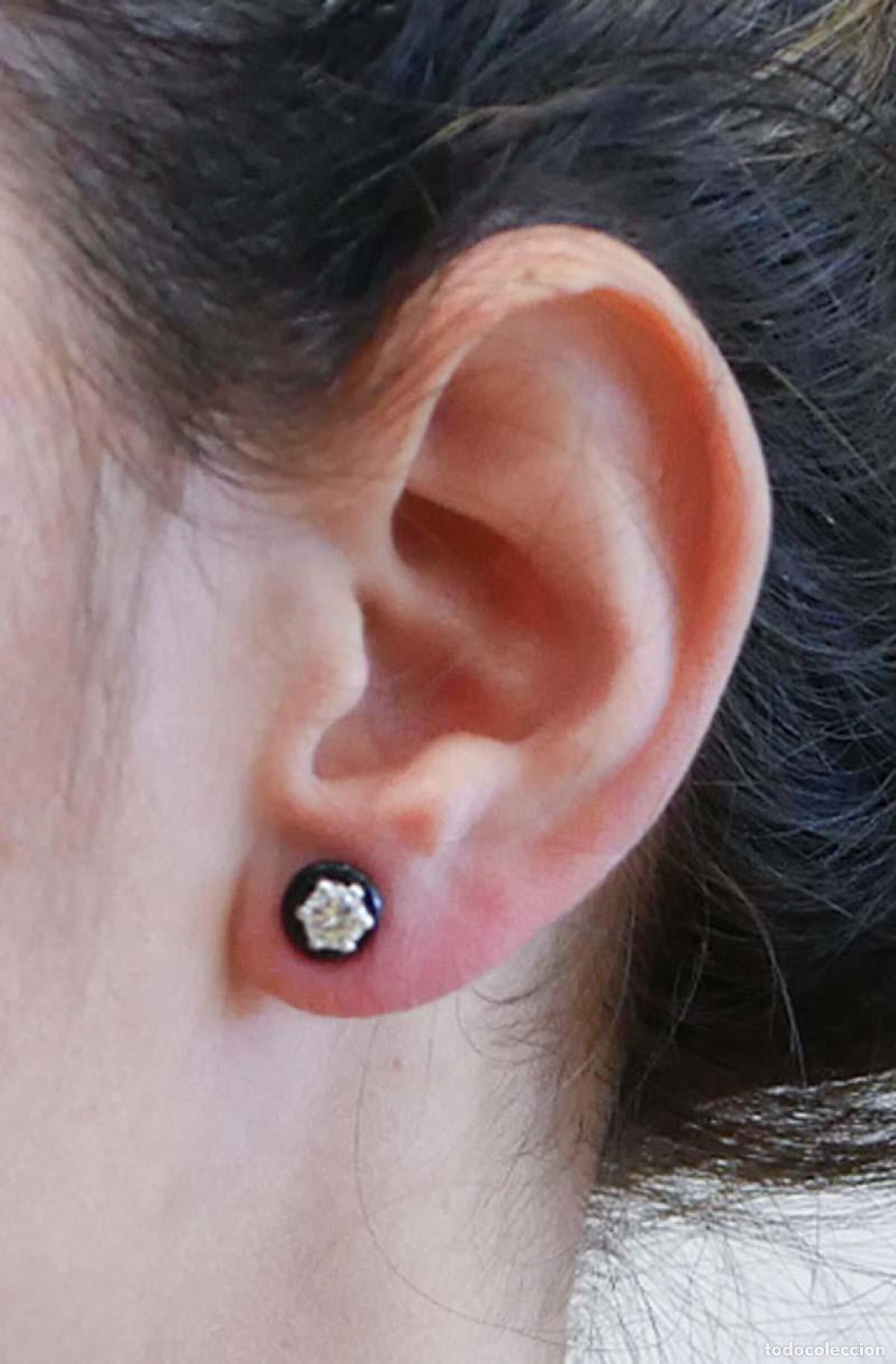 Joyeria: Pendientes de diamantes, &oacute;nix y oro blanco - Foto 2