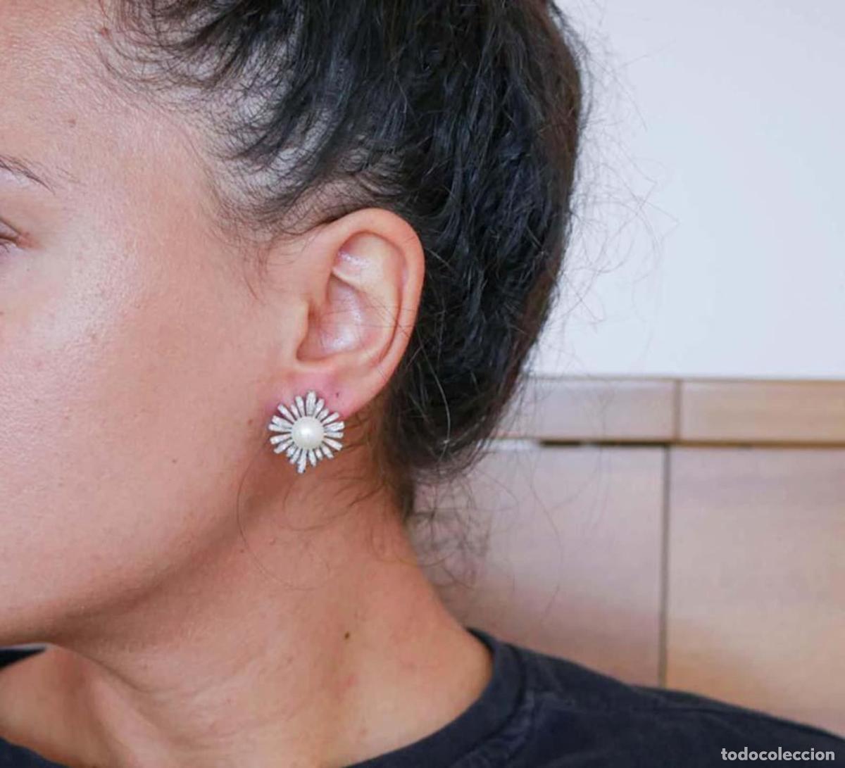 Joyeria: Pendientes de perlas, diamantes y oro blanco - Foto 6