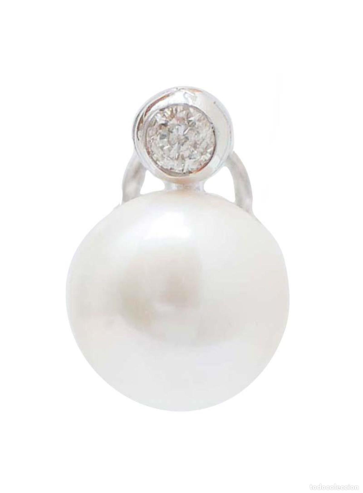 Joyeria: Pendientes de perlas, diamantes y oro blanco - Foto 8