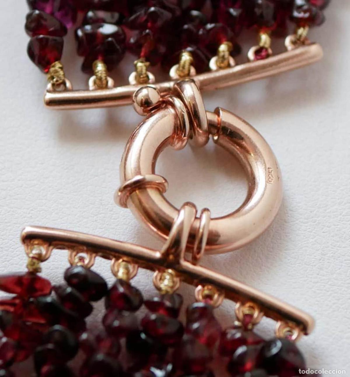 Joyeria: Collar de granates de varias vueltas - Foto 7