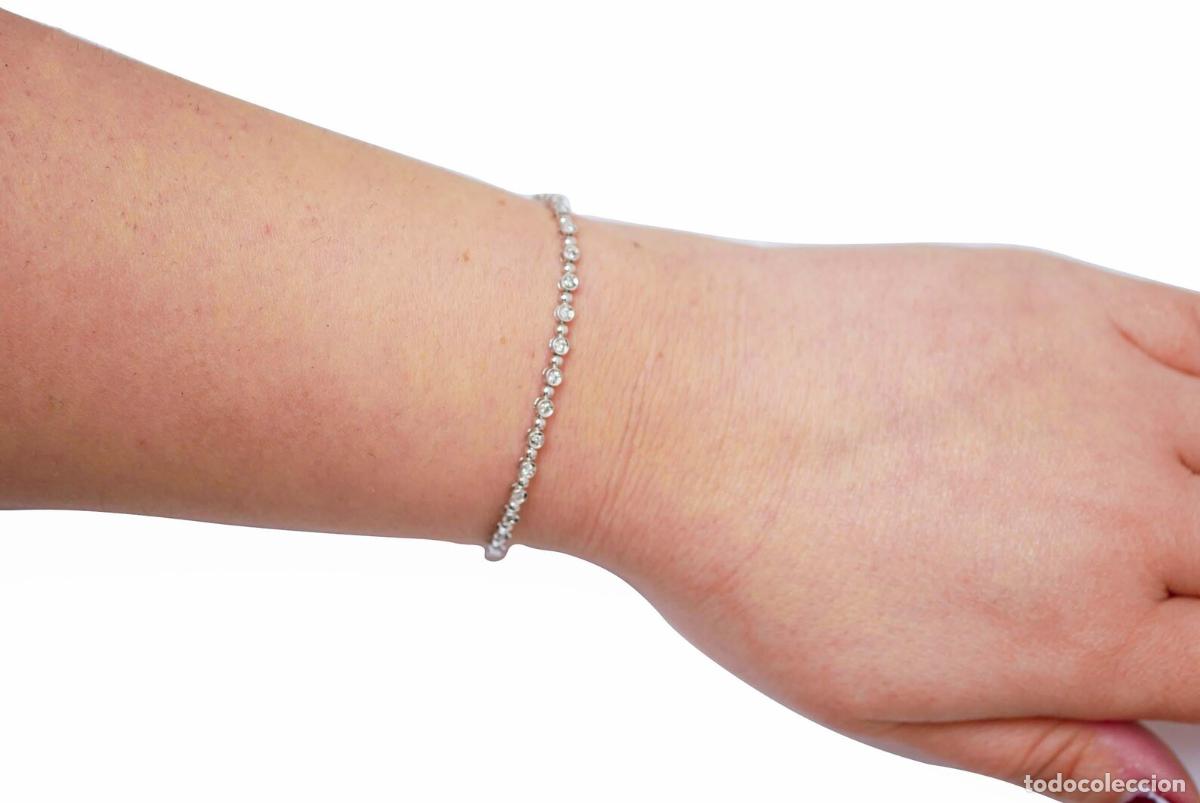 Joyeria: Pulsera de diamantes y oro blanco - Foto 3