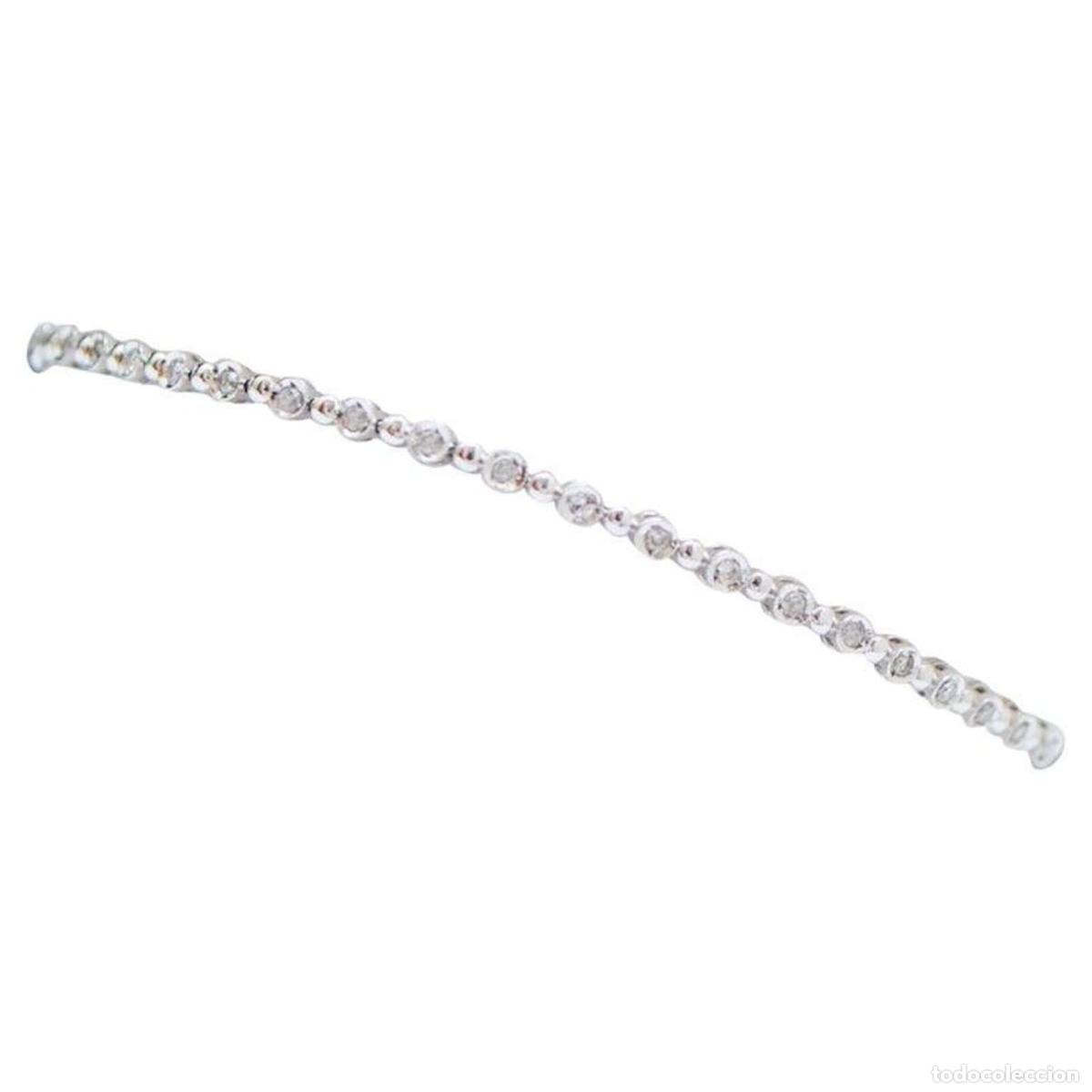 Joyeria: Pulsera de diamantes y oro blanco - Foto 1