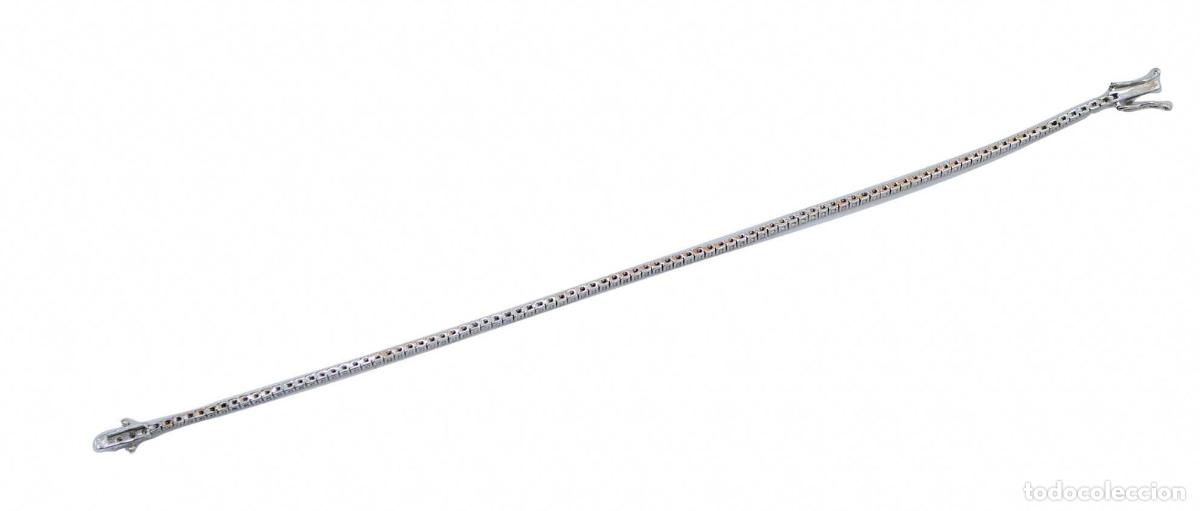 Joyeria: Pulsera de tenis de oro blanco y diamantes - Foto 5