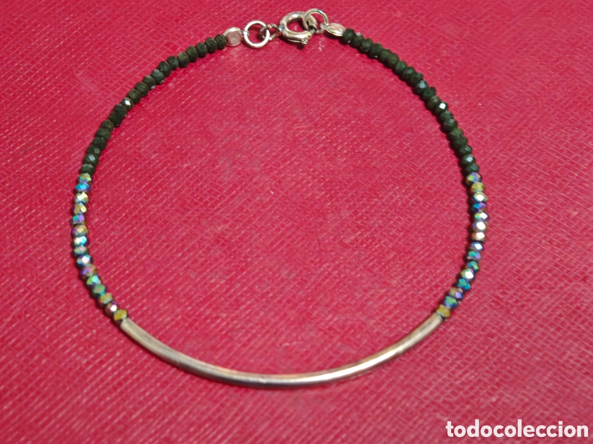 Joyeria: Pulsera de plata con piedras y cristales - Foto 2
