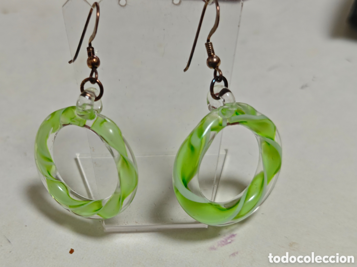 Joyeria: Pendientes en plata de ley y cristales - Foto 2