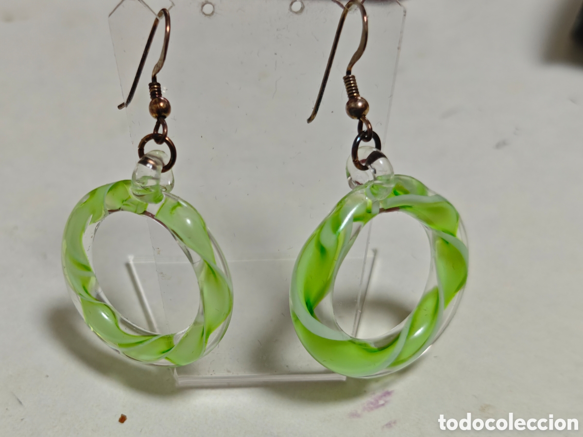 Joyeria: Pendientes en plata de ley y cristales - Foto 4