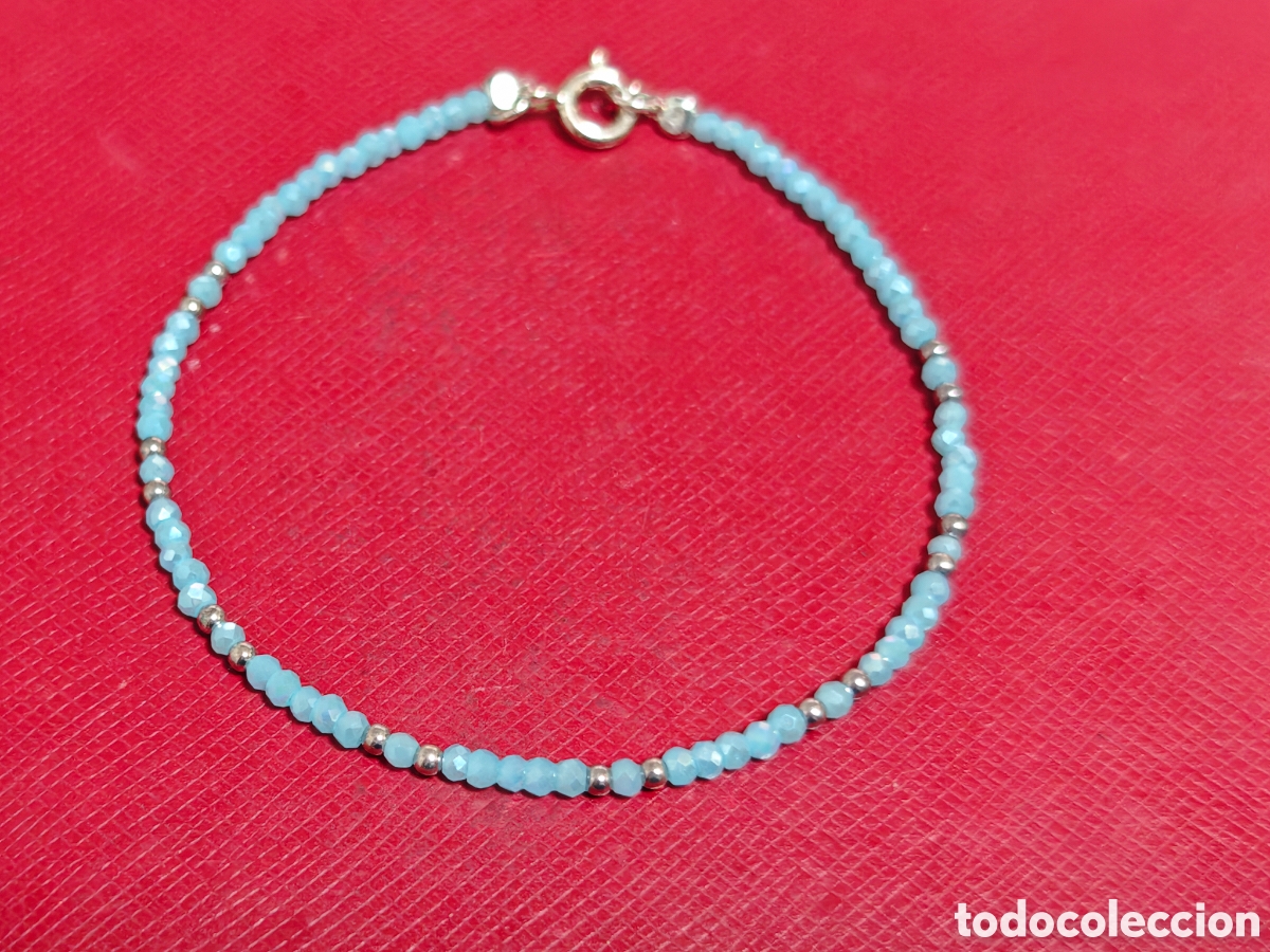 Joyeria: Pulsera de plata de ley y piedras de colores - Foto 3
