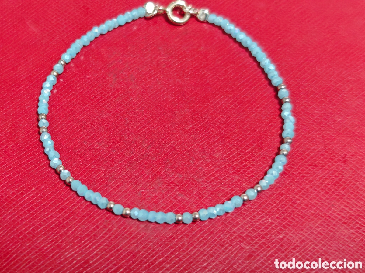 Joyeria: Pulsera de plata de ley y piedras de colores - Foto 5