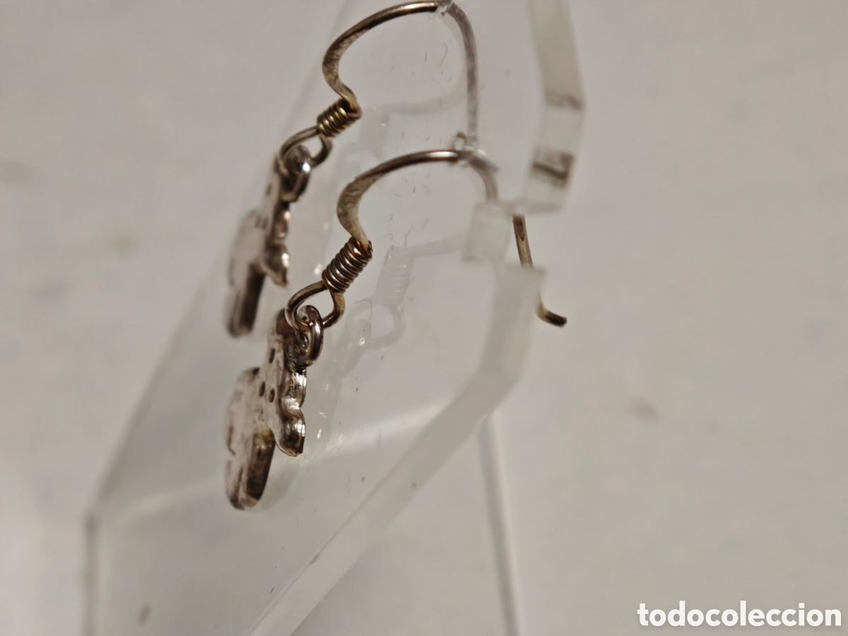 Joyeria: Pendientes en plata de ley escena osos - Foto 5