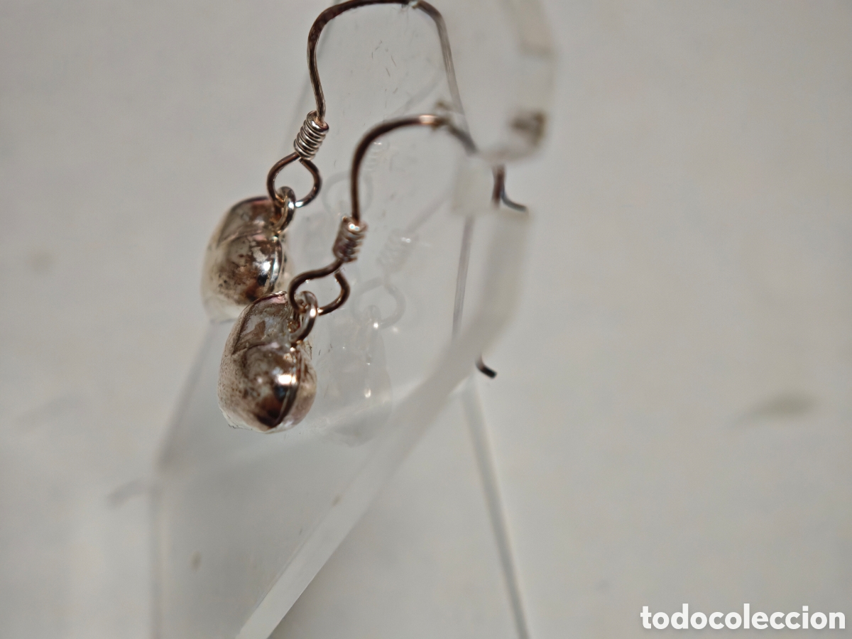 Joyeria: Pendientes en plata de ley escena corazones - Foto 6