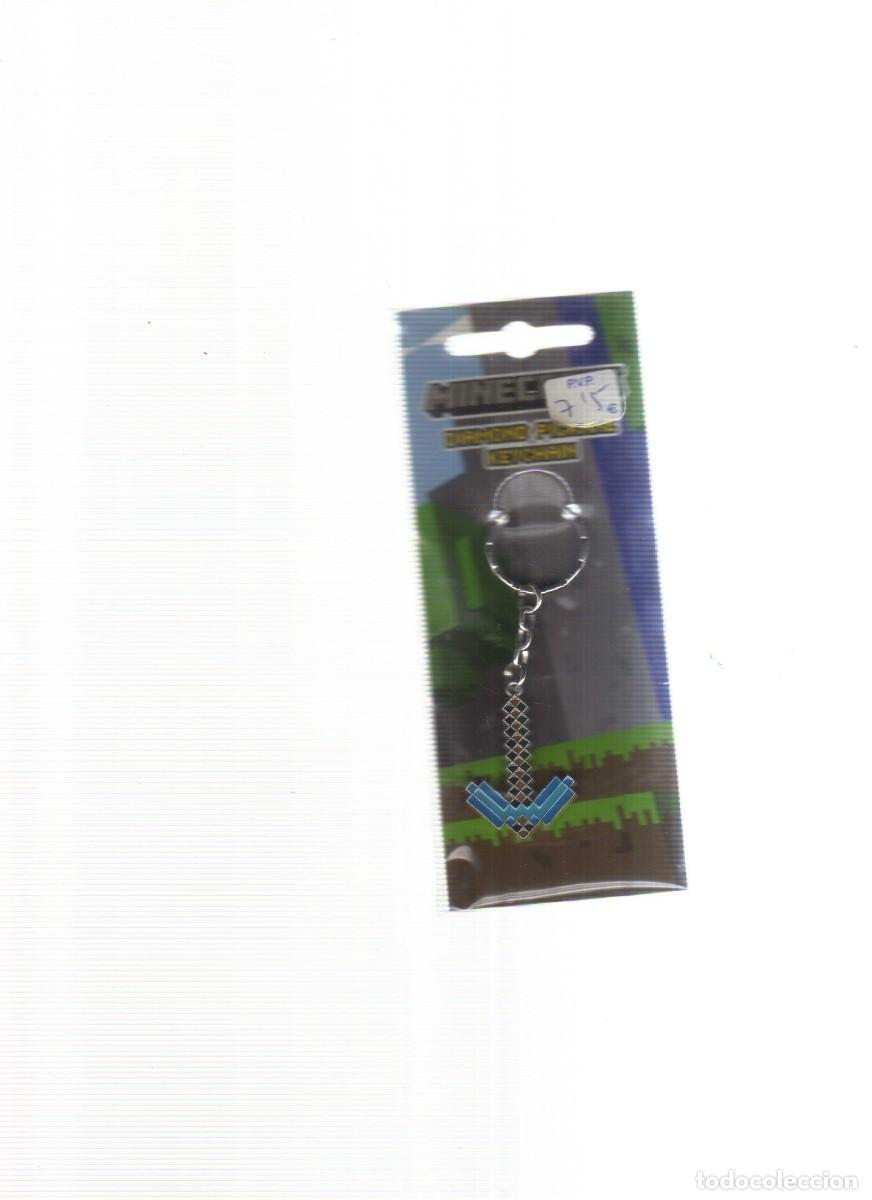 Joyeria: MINECRAFT DIAMON PICKAXE REYCHAIN LLAVERO - Foto 1