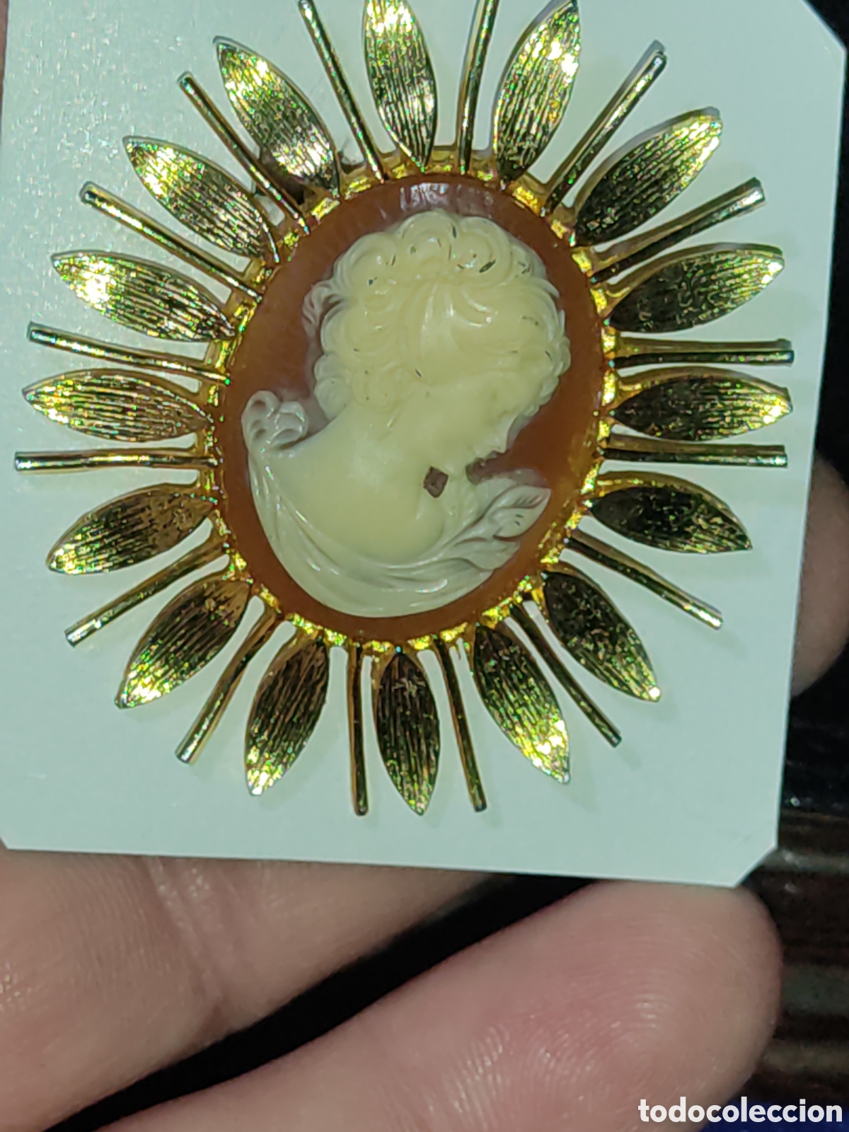 Joyeria: Broche camafeo con bonito marco. - Foto 3