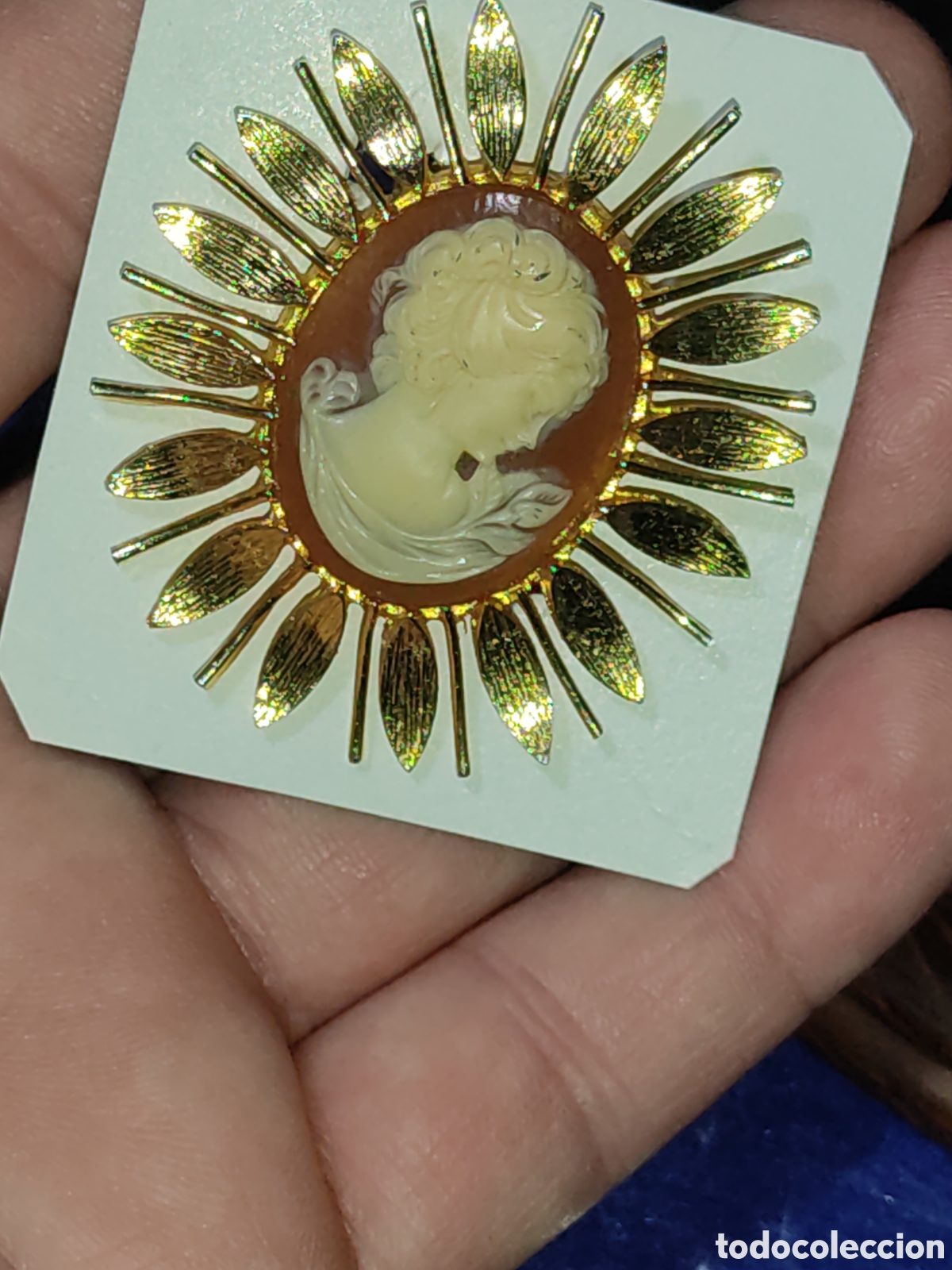 Joyeria: Broche camafeo con bonito marco. - Foto 1