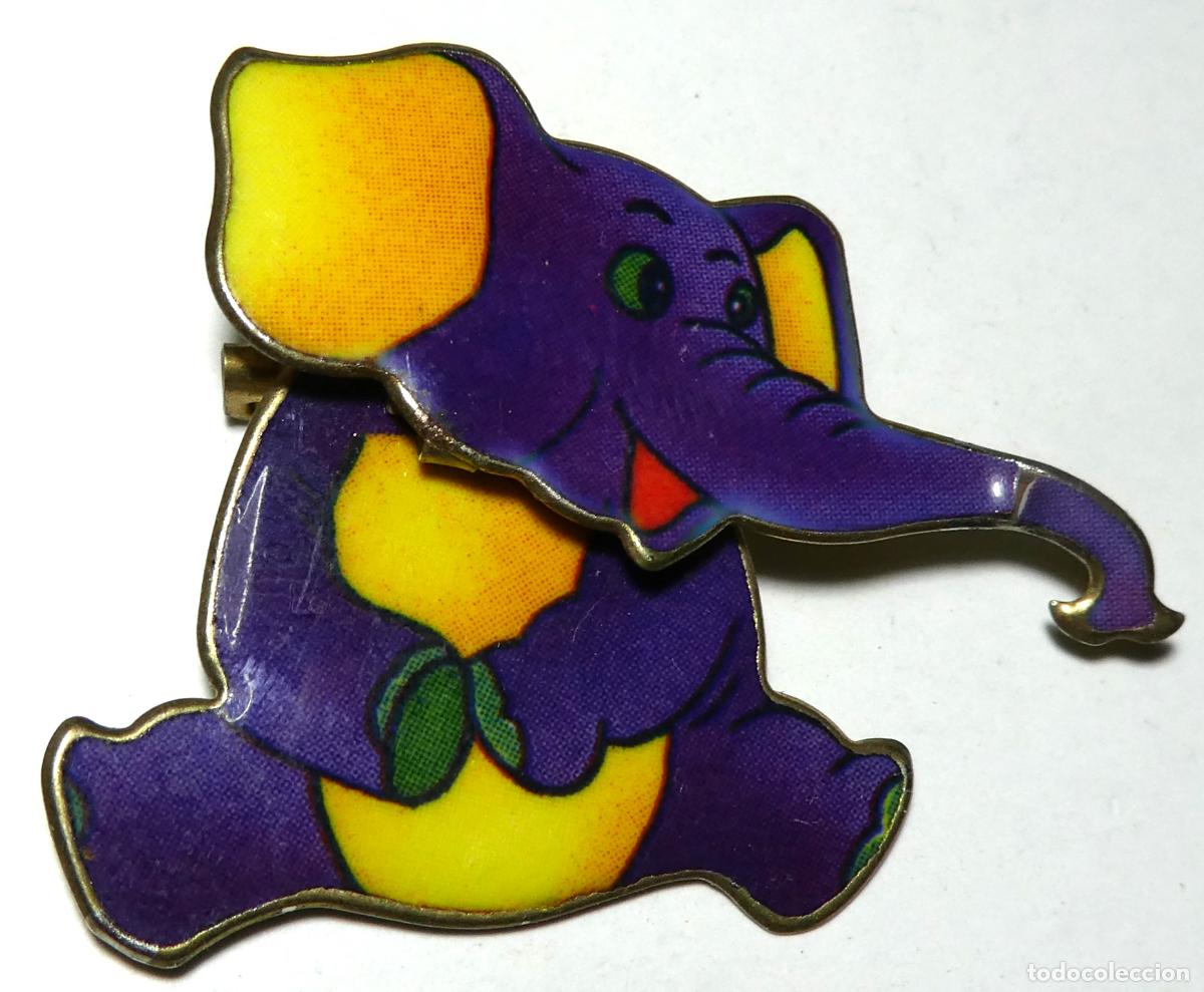 Joyeria: Bonito Broche de un Elefante - Foto 1