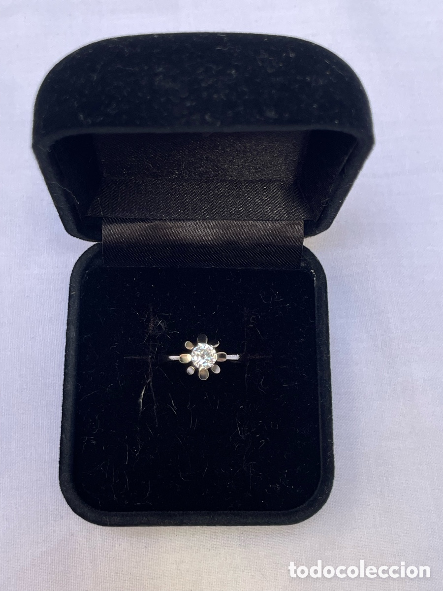 Joyeria: Anillo oro blanco 18K y diamante - Foto 2