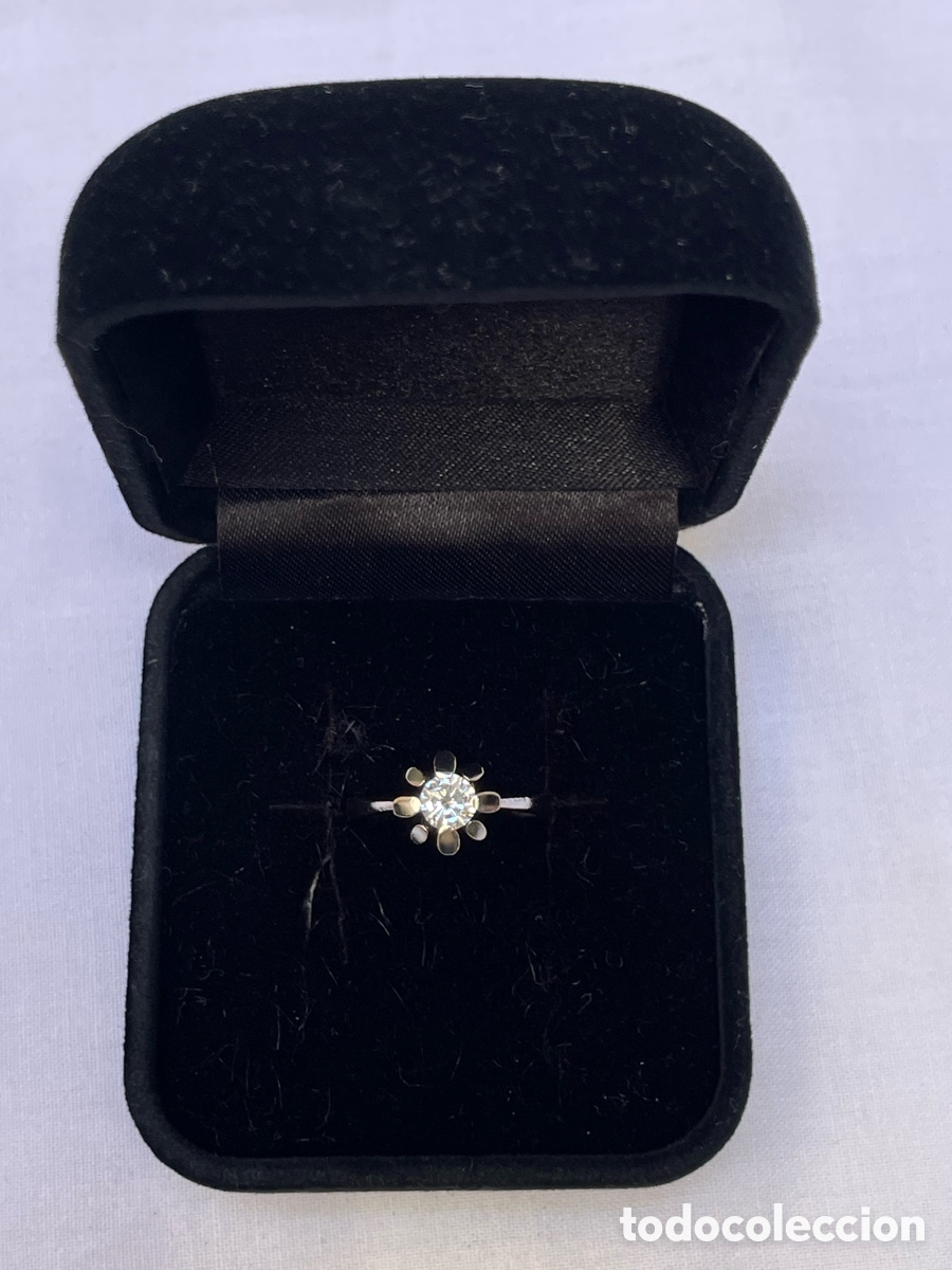 Joyeria: Anillo oro blanco 18K y diamante - Foto 3