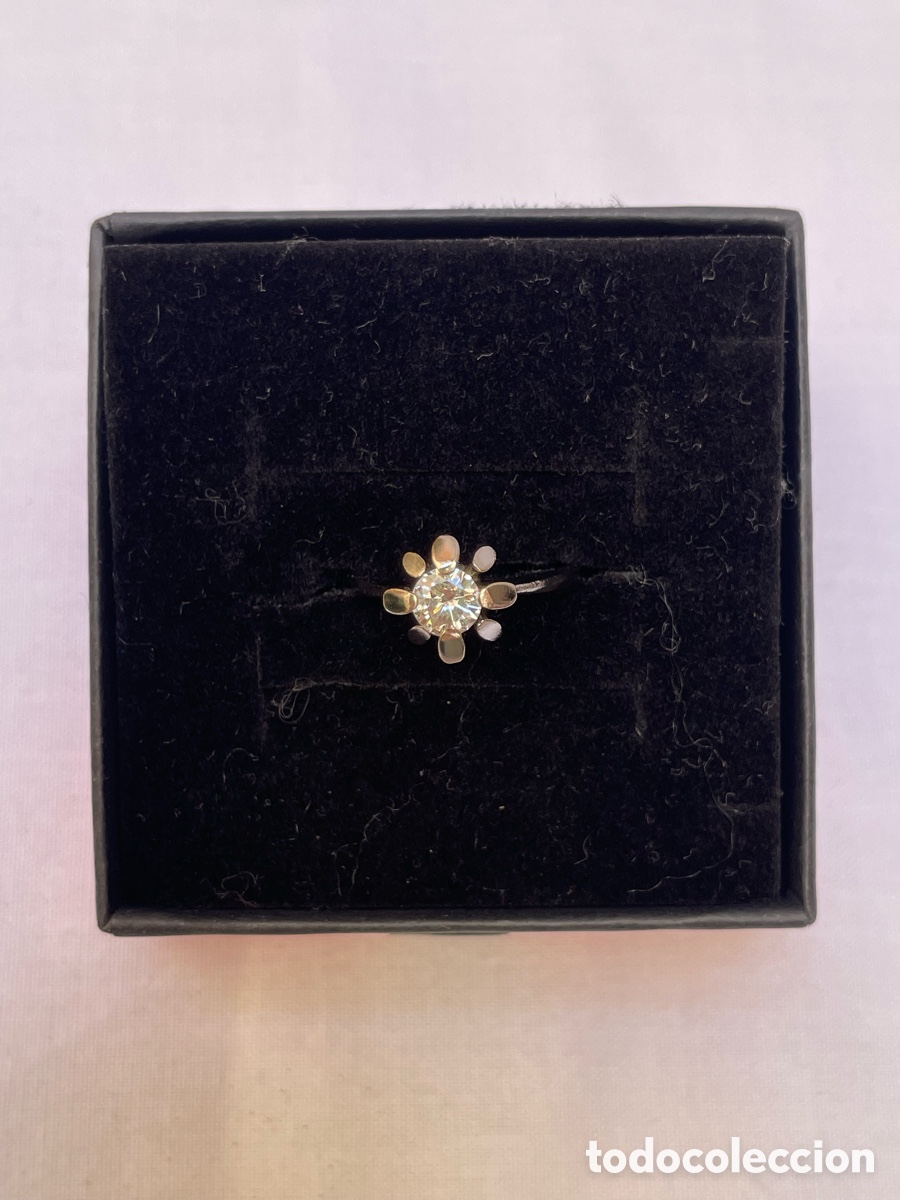 Joyeria: Anillo oro blanco 18K y diamante - Foto 6