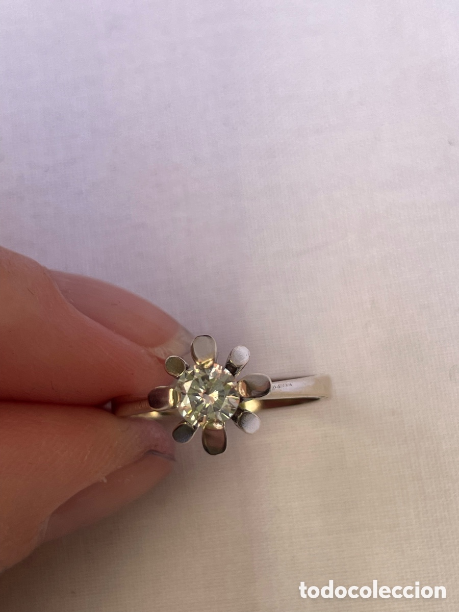 Joyeria: Anillo oro blanco 18K y diamante - Foto 8