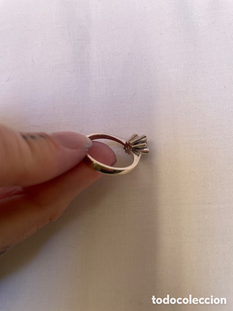Joyeria: Anillo oro blanco 18K y diamante - Foto 12