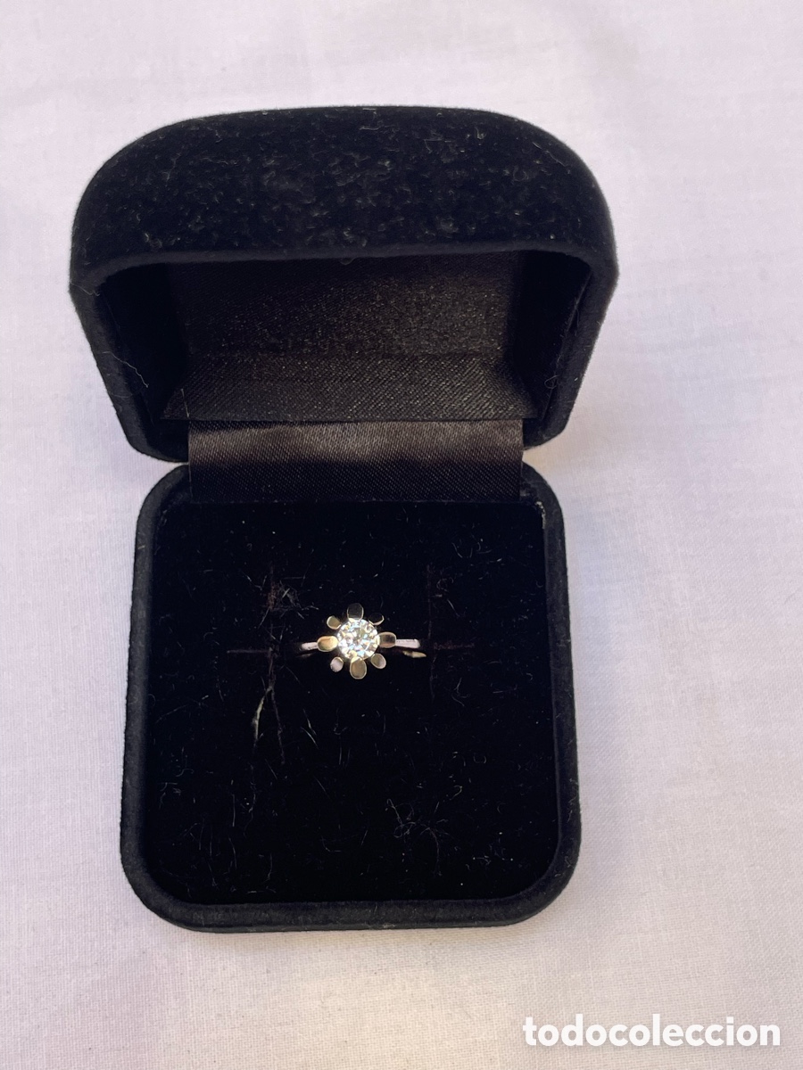 Joyeria: Anillo oro blanco 18K y diamante - Foto 1