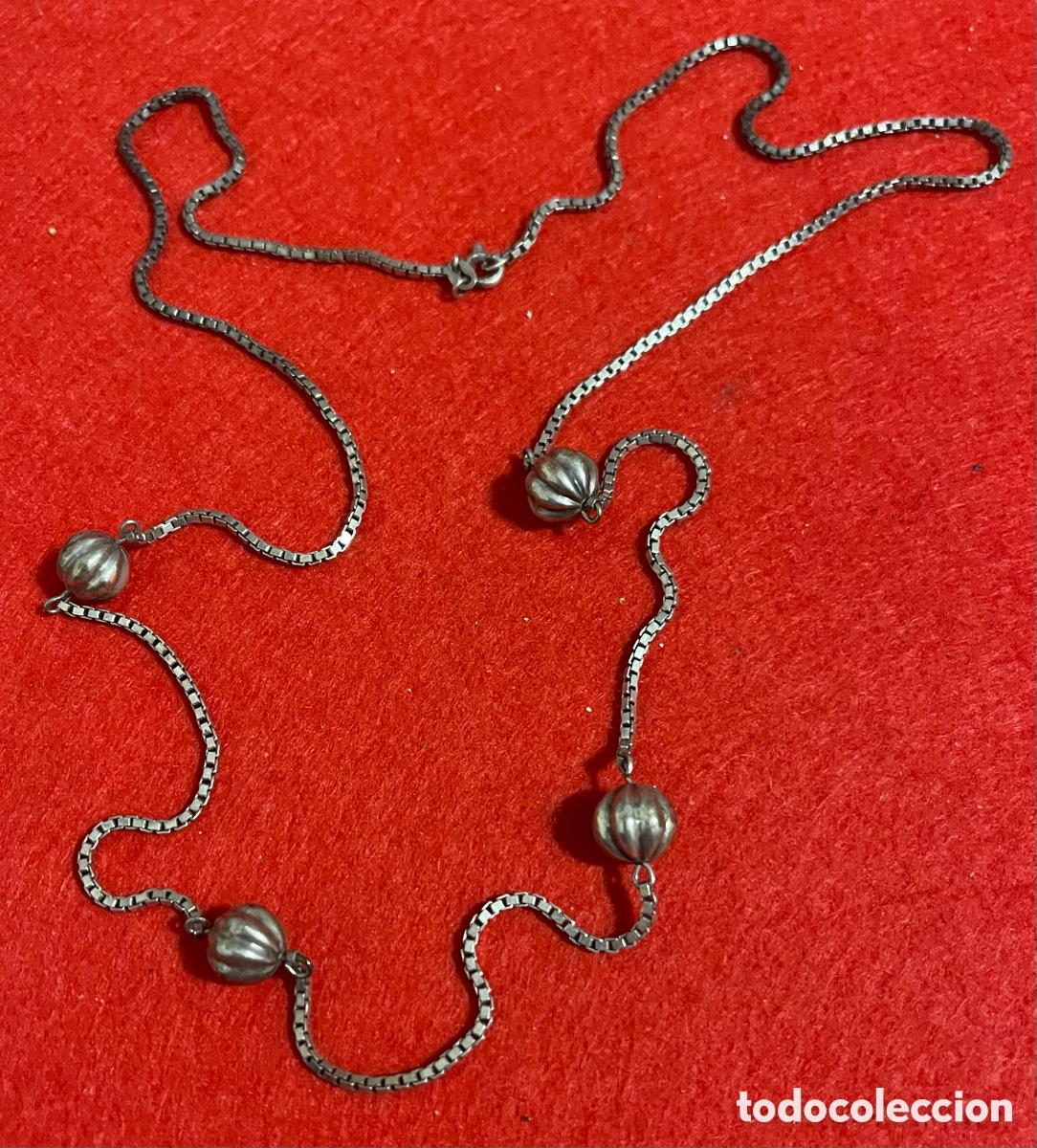 Joyeria: Bonito Collar, en plata de ley contrastada. - Foto 1