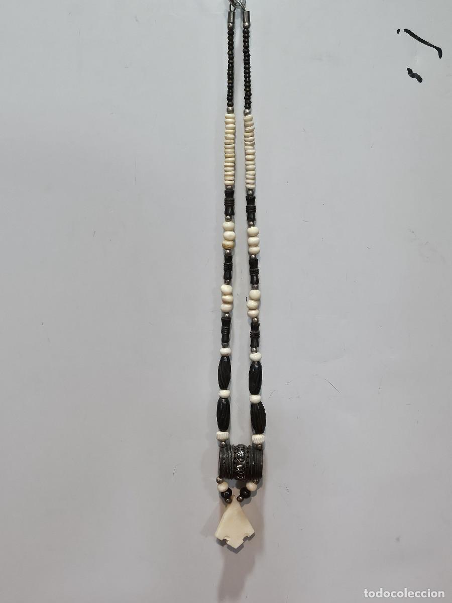 Joyeria: collar vintage en hueso - Foto 1