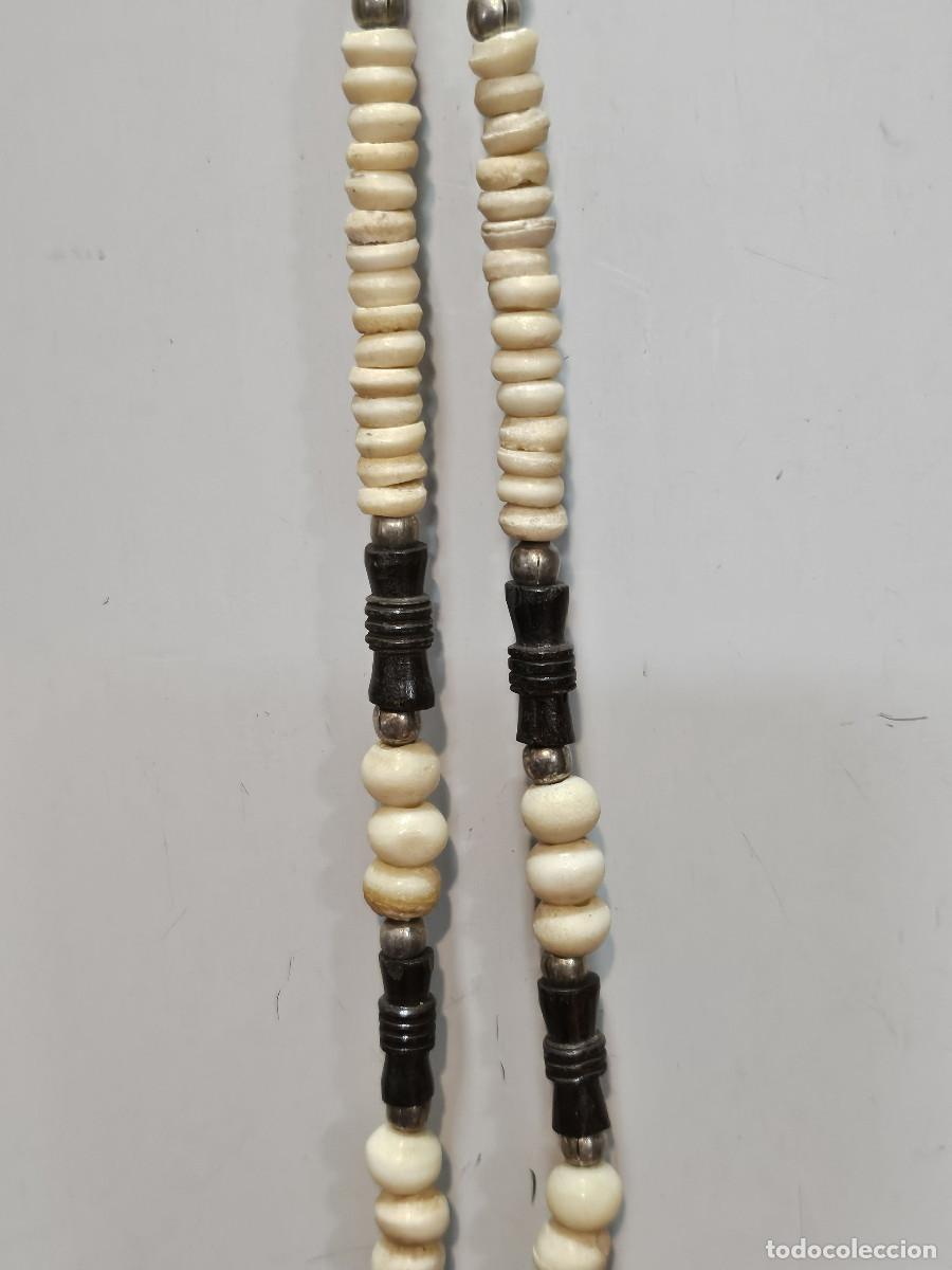 Joyeria: collar vintage en hueso - Foto 3