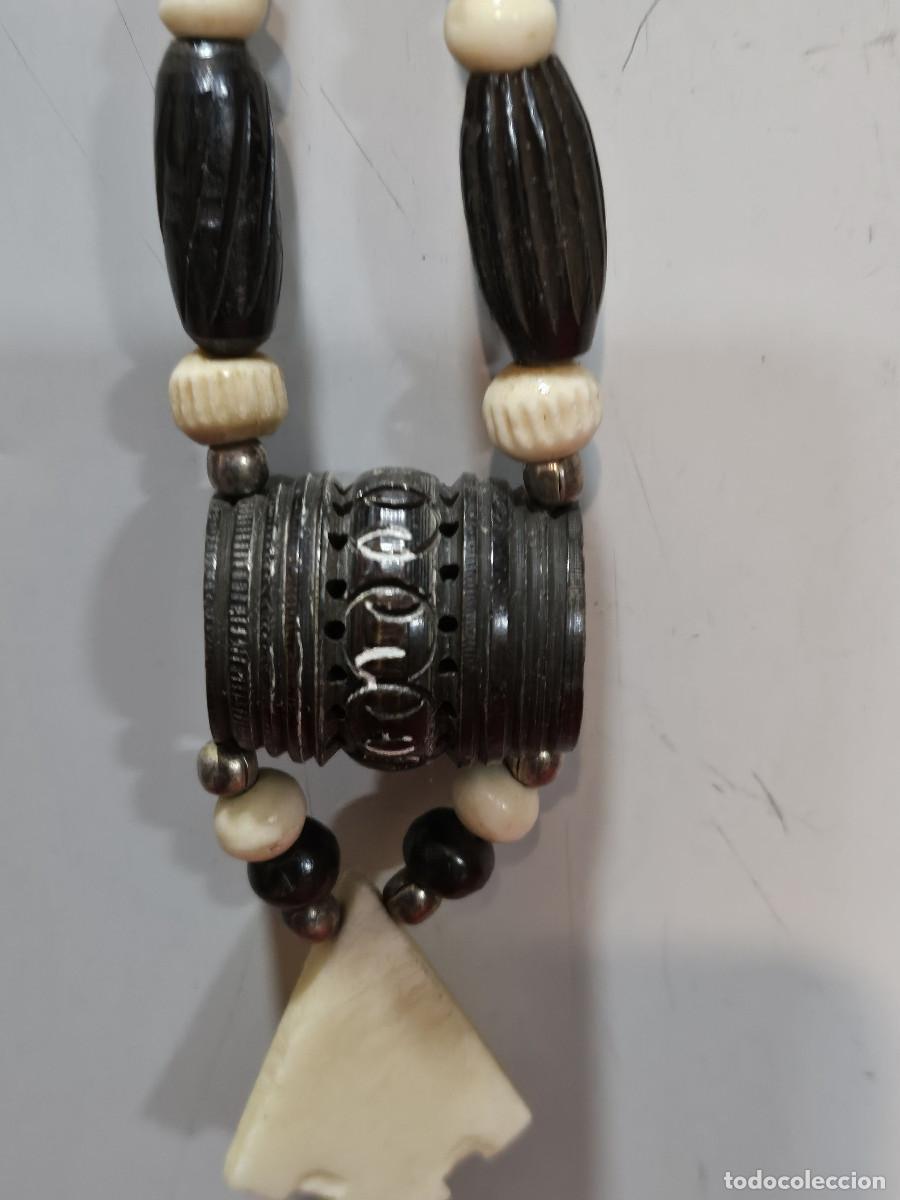 Joyeria: collar vintage en hueso - Foto 4