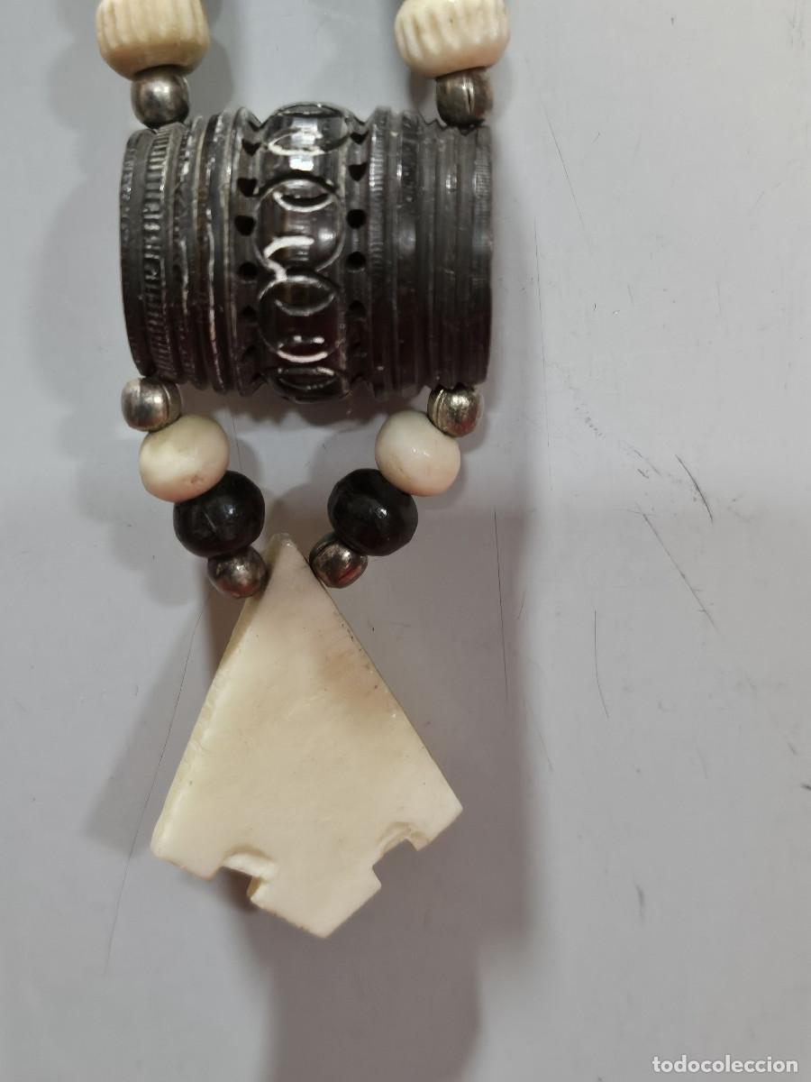 Joyeria: collar vintage en hueso - Foto 5