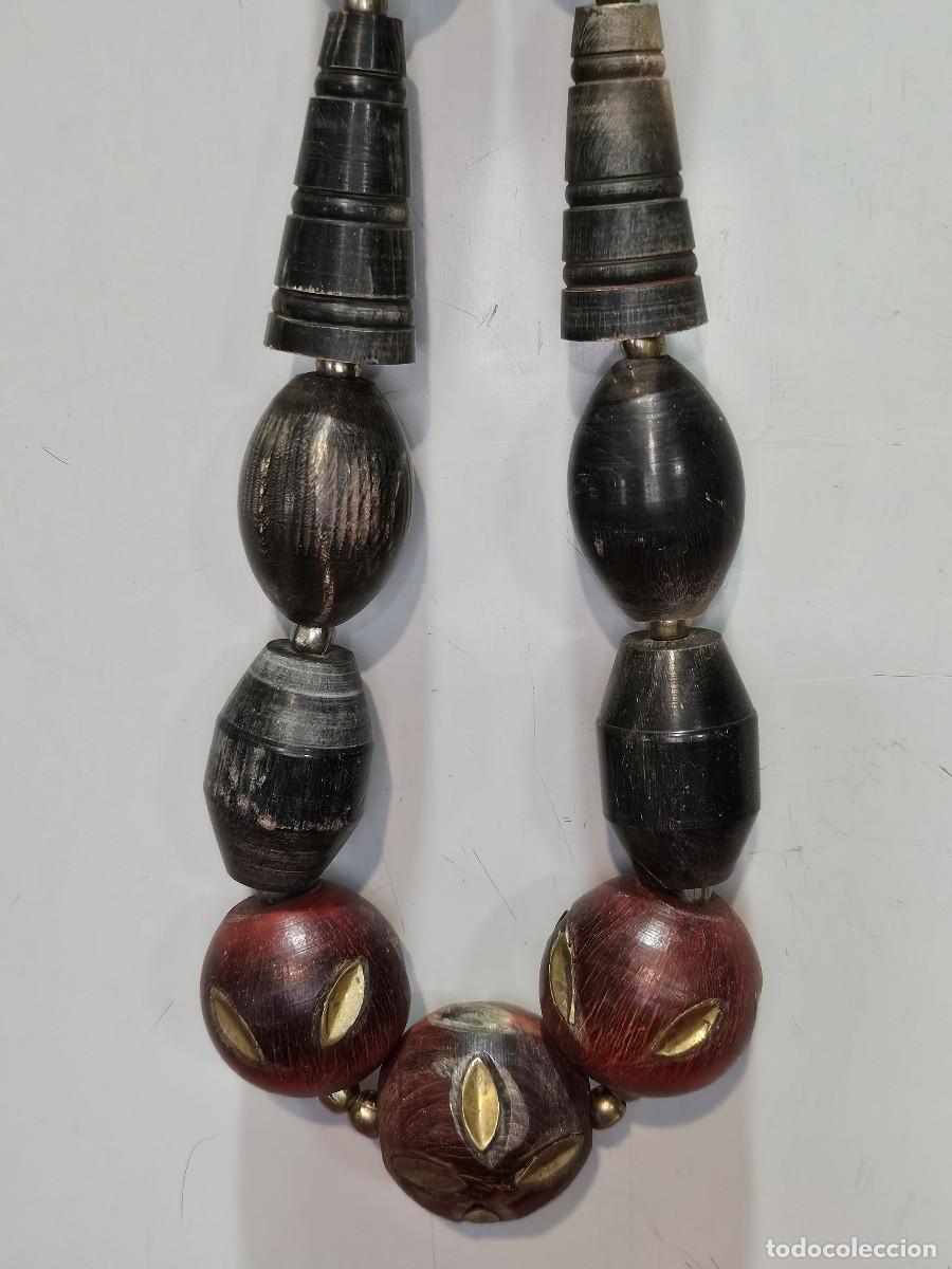 Joyeria: collar vintage en hueso - Foto 4