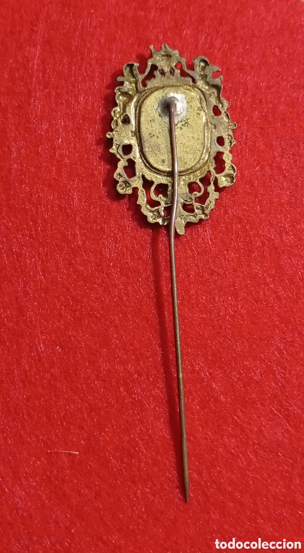 Joyeria: ⚜️Broche de aguja religioso art dec&oacute; - Foto 2