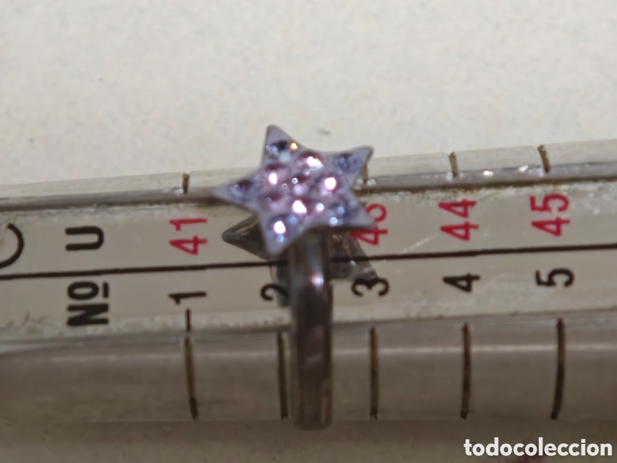 Joyeria: Anillo de plata de ley y cristales de colores - Foto 3