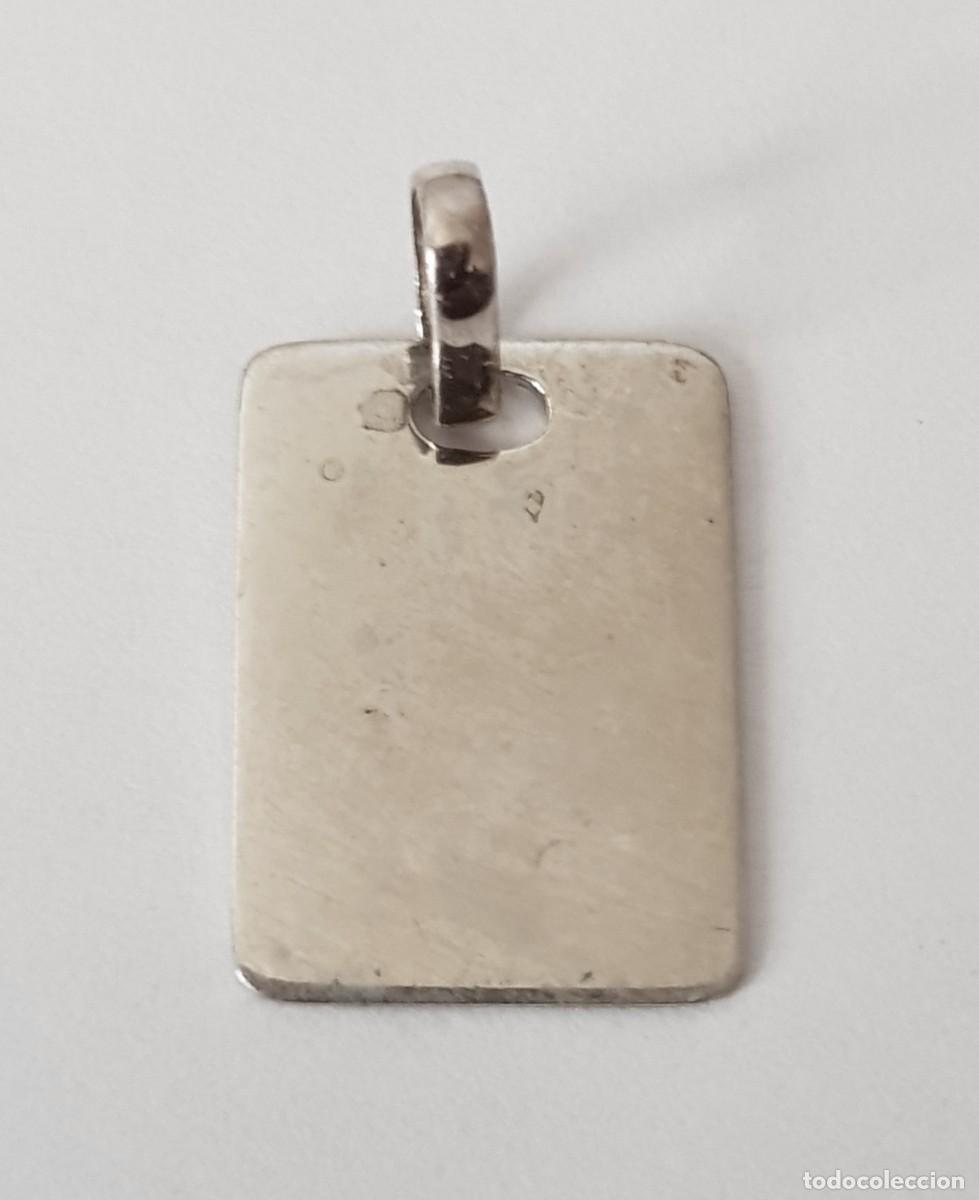 Joyeria: Colgante de Chapa rectangular en plata de ley 925 mm. - Foto 1