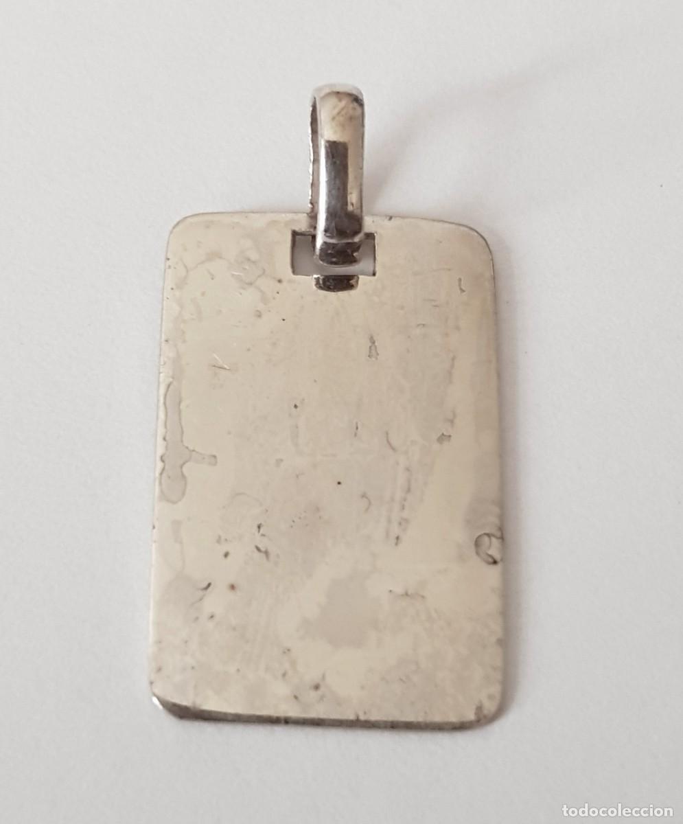 Joyeria: Colgante de Chapa rectangular en plata de ley 925 mm. - Foto 1