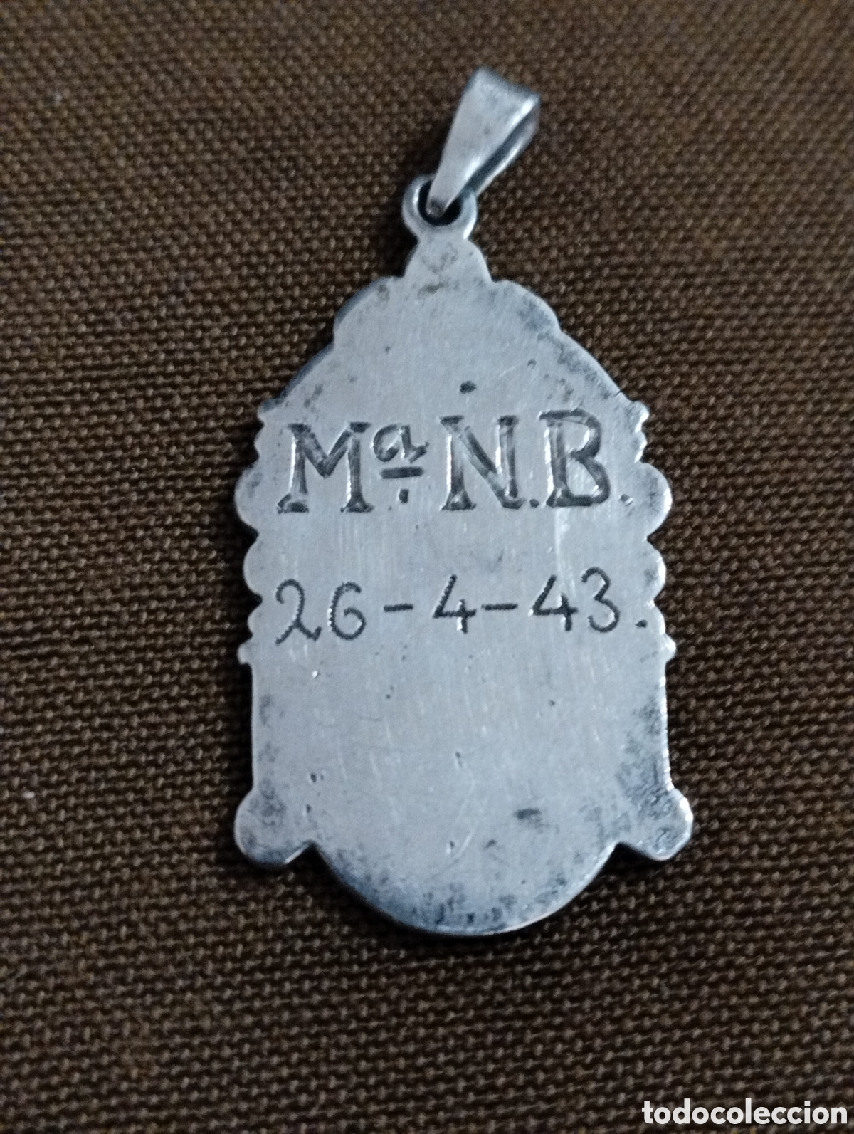 Joyeria: MEDALLA DE PLATA Y VIRGEN DE NACAR - Foto 2