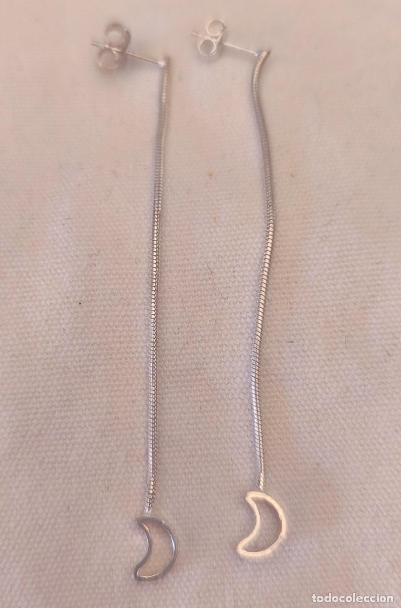 Joyeria: Vendo pendientes de colgar de plata de ley nuevos. - Foto 2