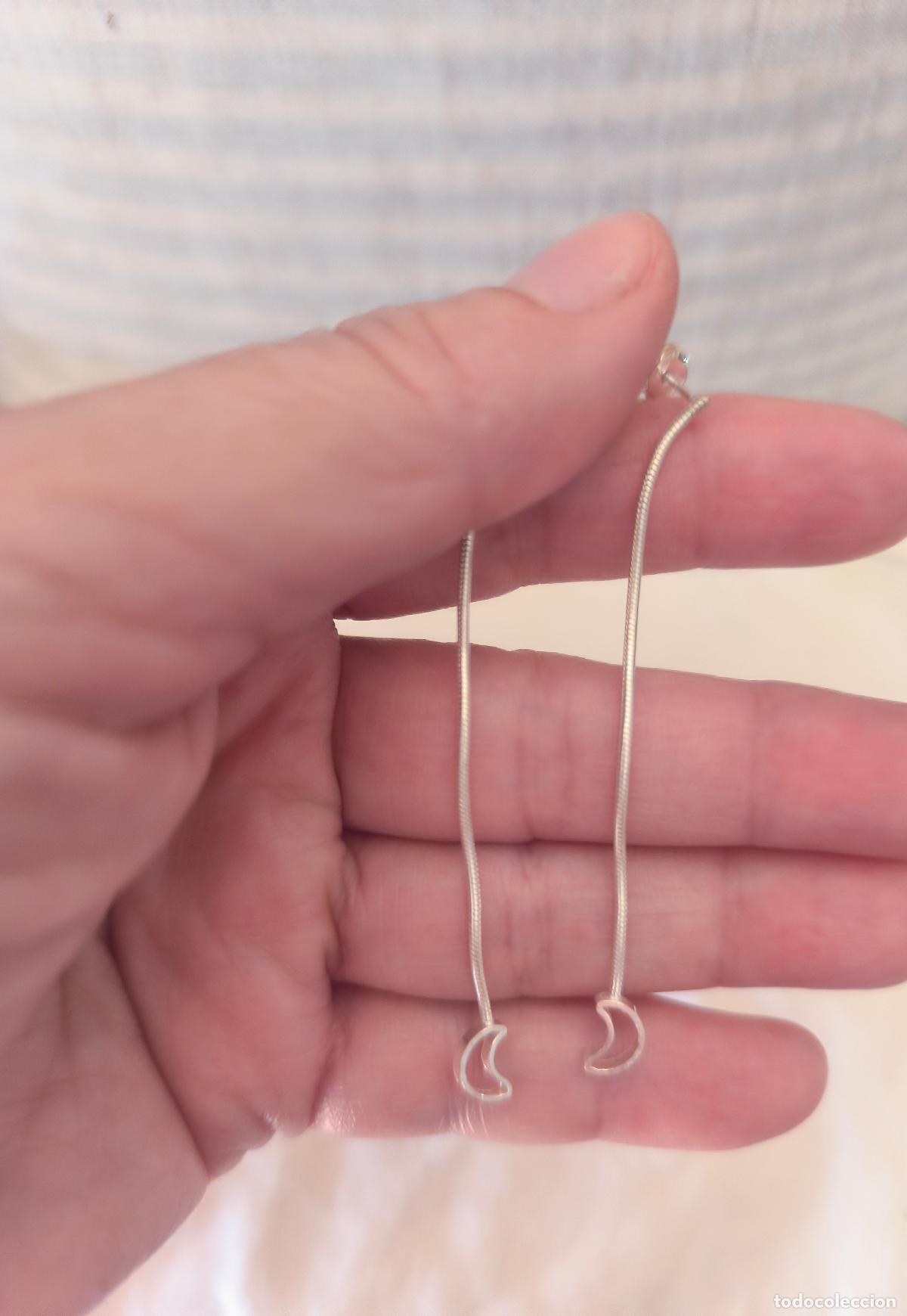 Joyeria: Vendo pendientes de colgar de plata de ley nuevos. - Foto 4