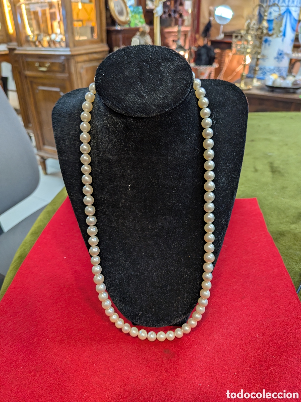 Joyeria: collar antiguo de perlas. REF-4560. ca6 - Foto 1