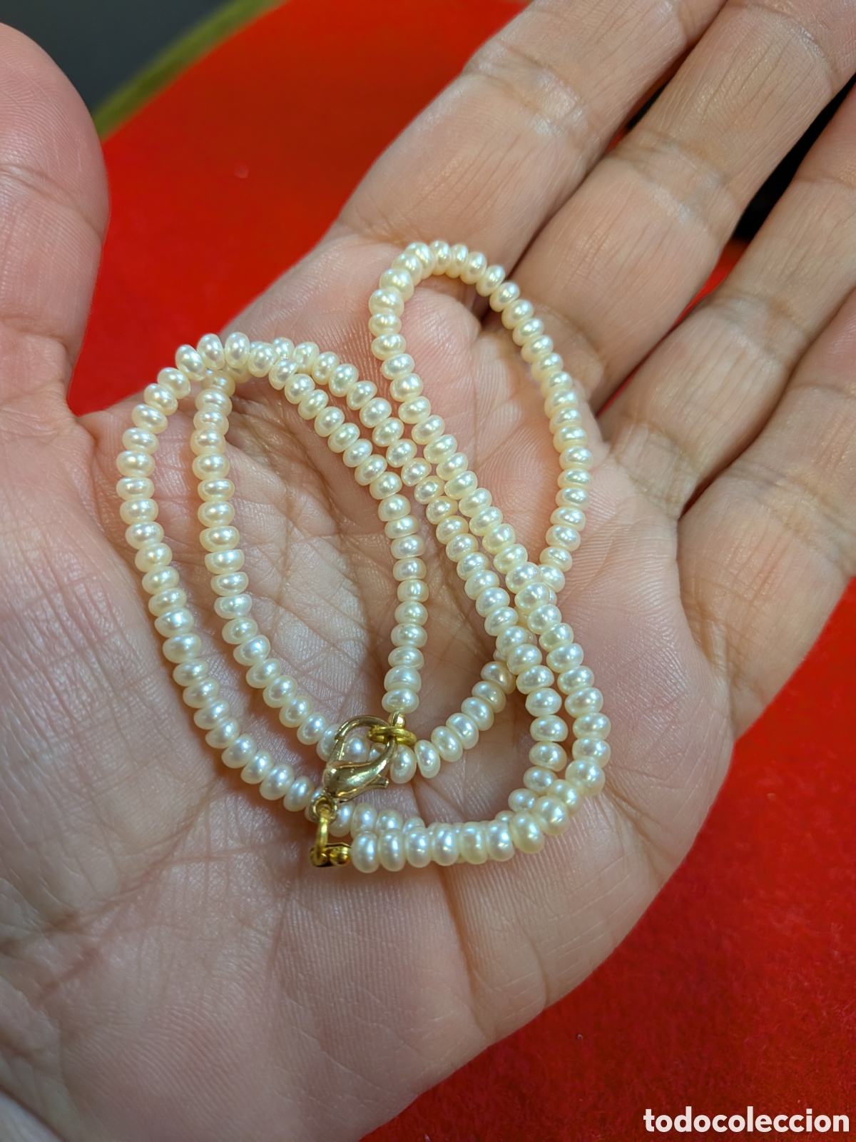 Joyeria: Gargantilla de perlitas de rio. REF-3670. ca6 - Foto 3