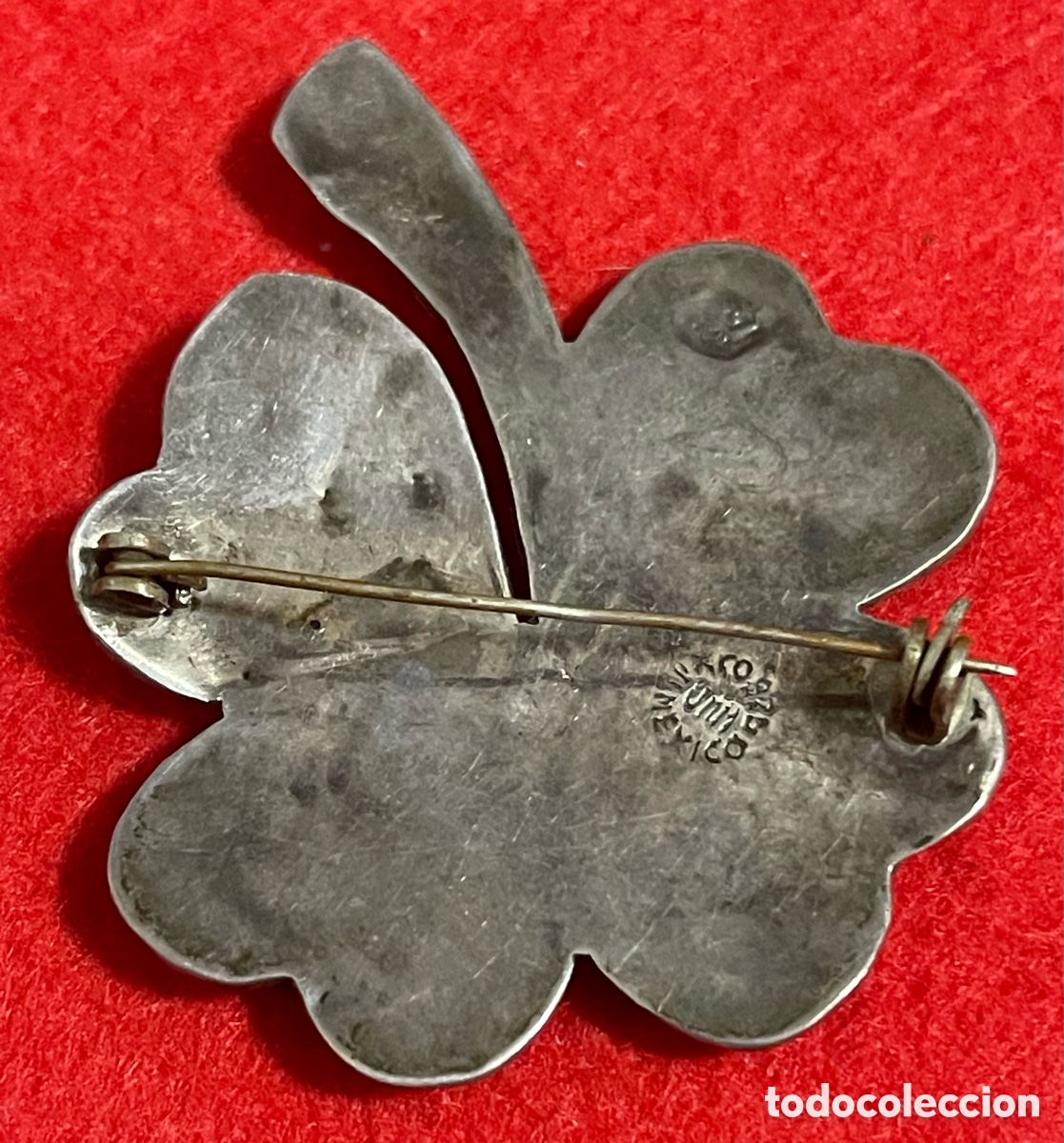 Joyeria: Bonito broche en plata de ley contrastada y n&aacute;car - Foto 3