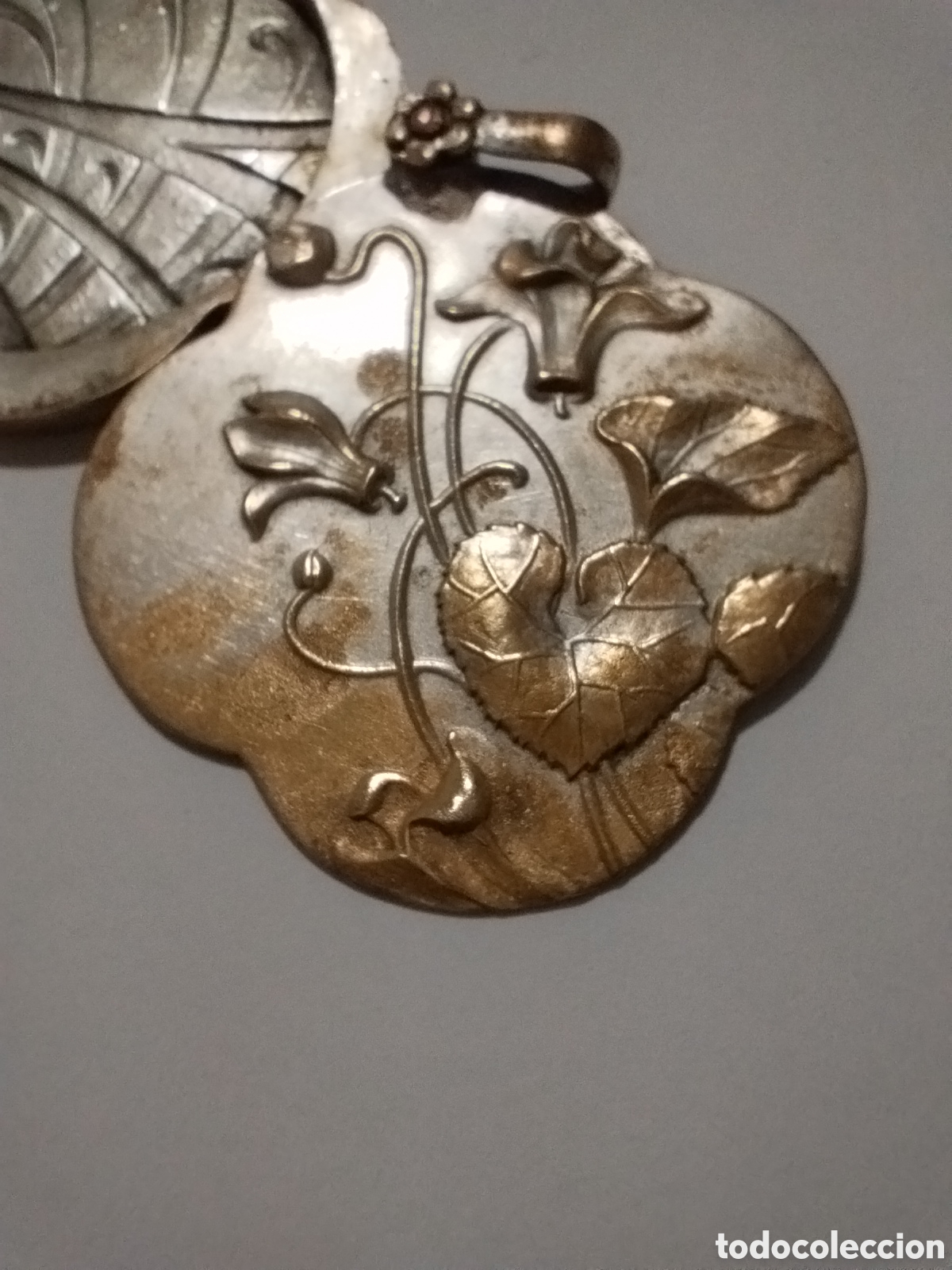 Joyeria: Colgante Art Nouveau con compartimento - Foto 3